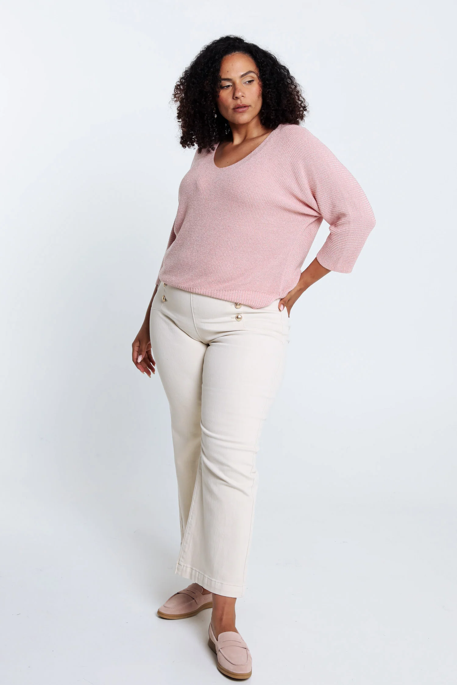 Pull uni avec lurex - Image 6