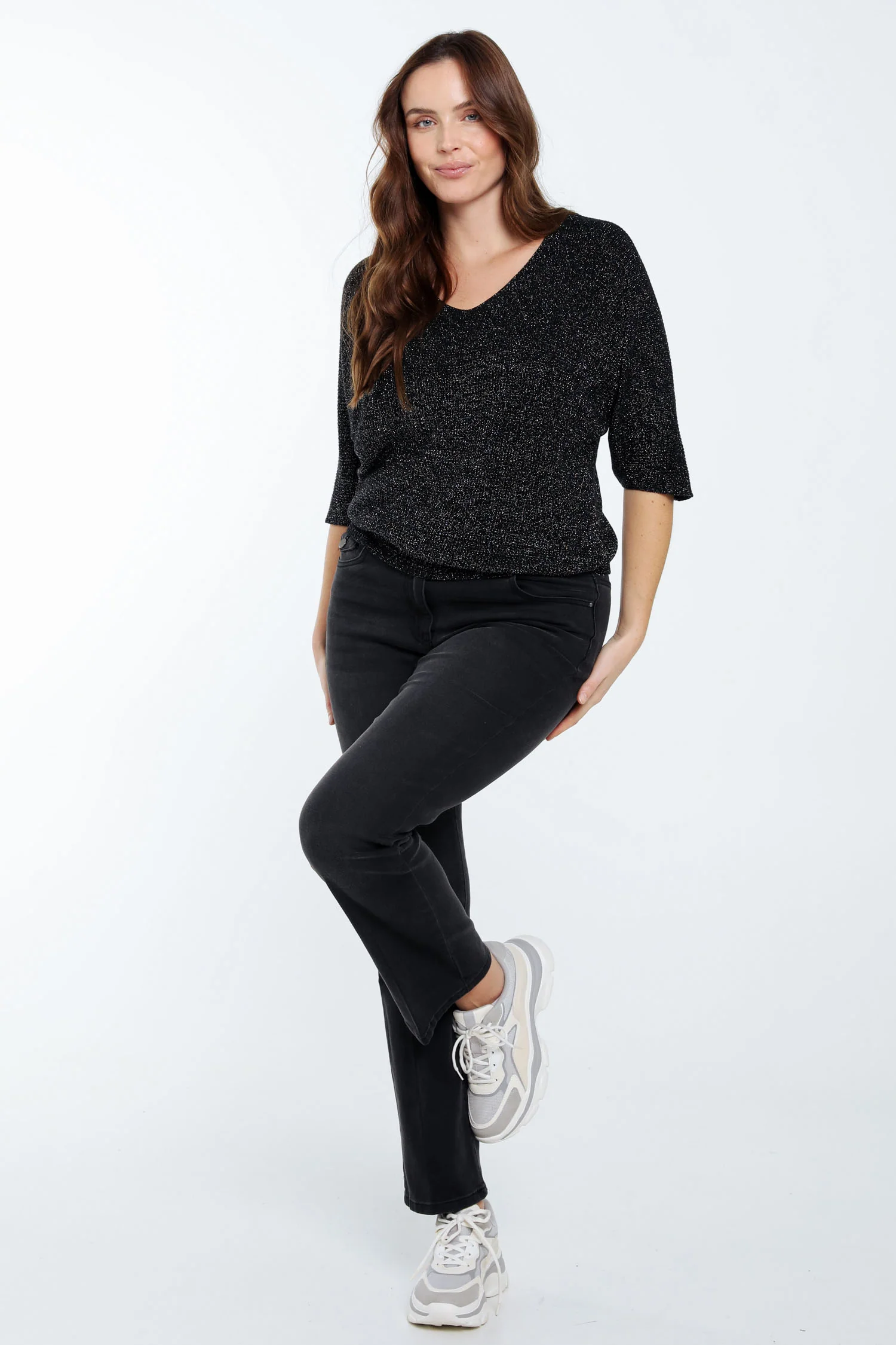 Pull uni avec lurex - Image 20