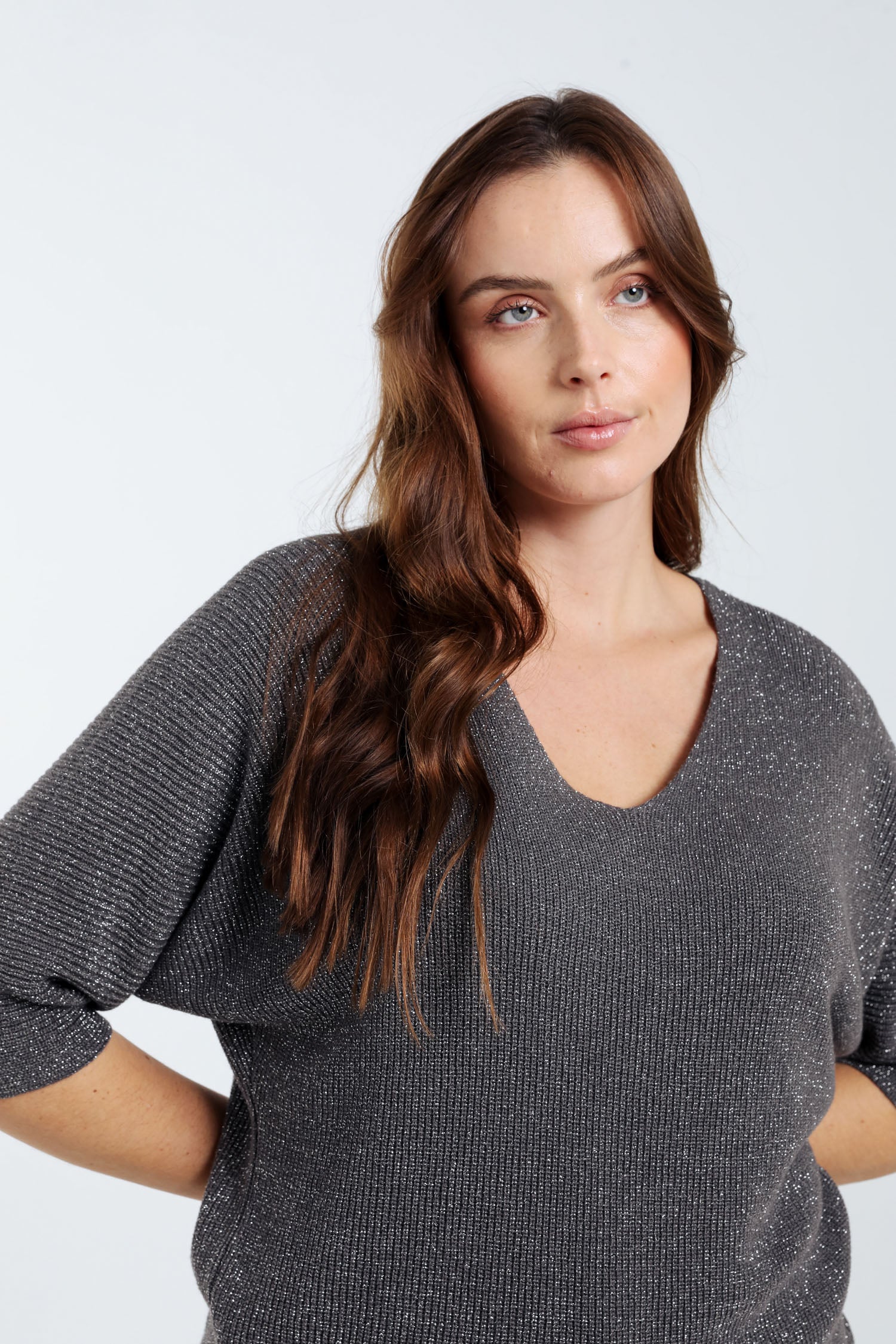 Pull uni avec lurex - Image 4