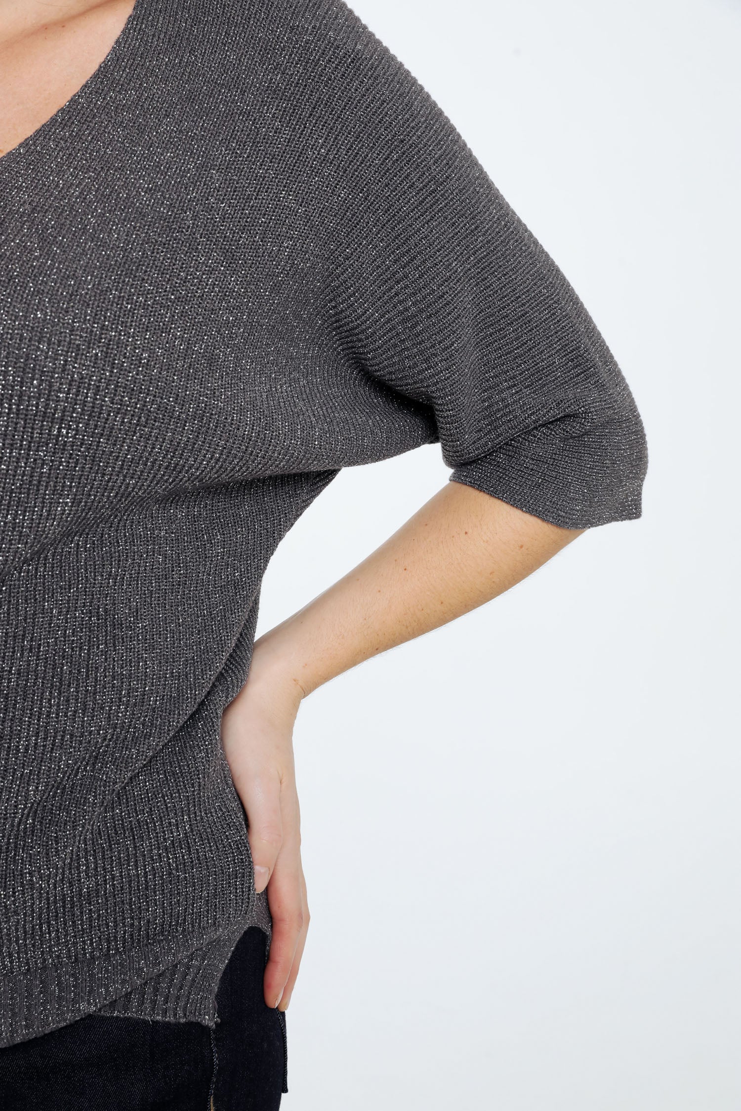 Pull uni avec lurex - Image 6