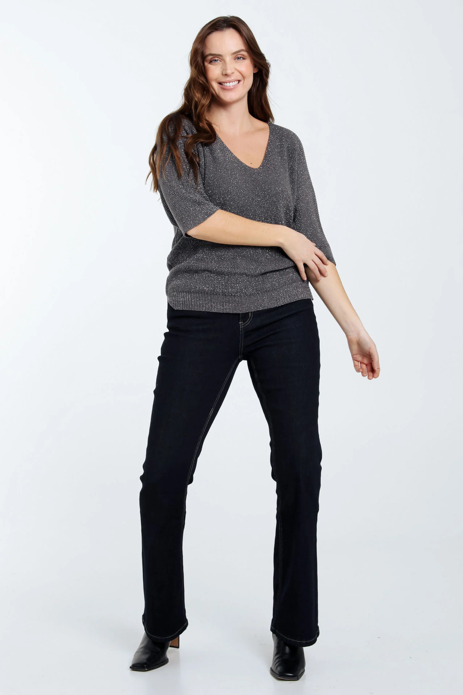 Pull uni avec lurex - Image 9