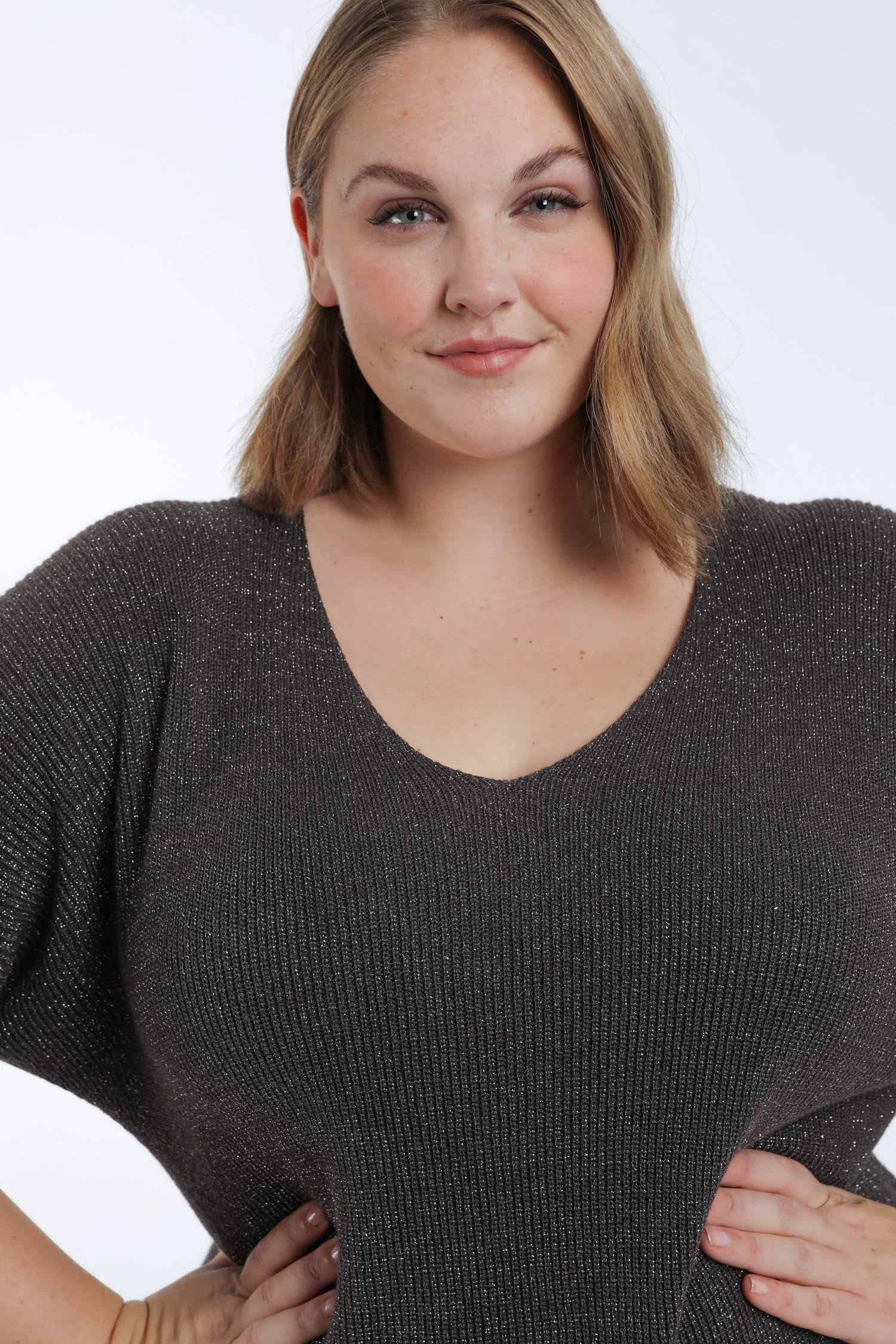 Pull uni avec lurex - Image 3