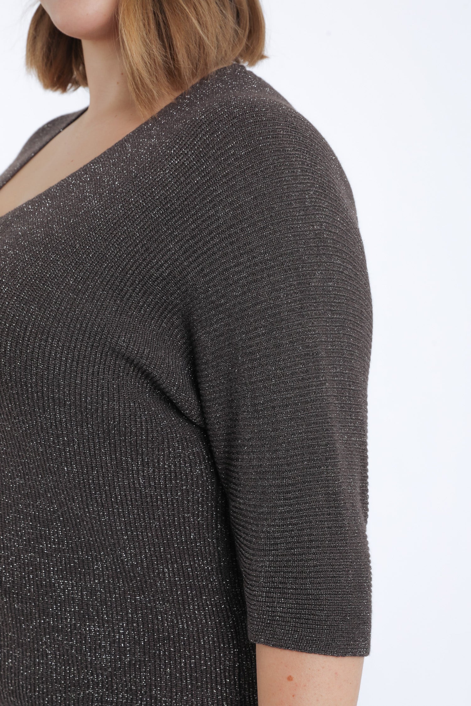 Pull uni avec lurex - Image 4