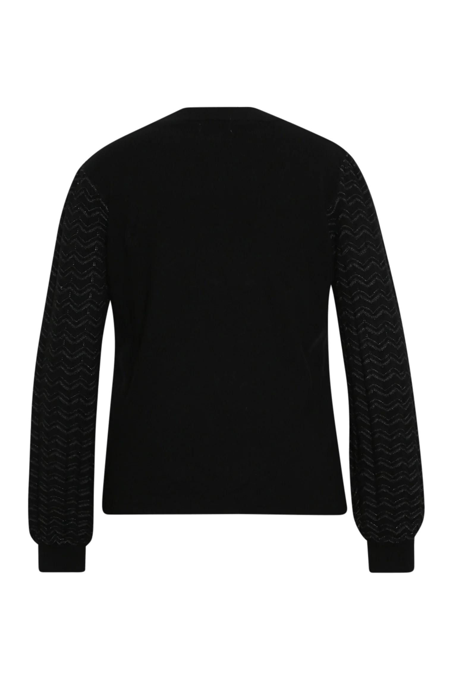 Pull uni avec manches chevrons - Image 8