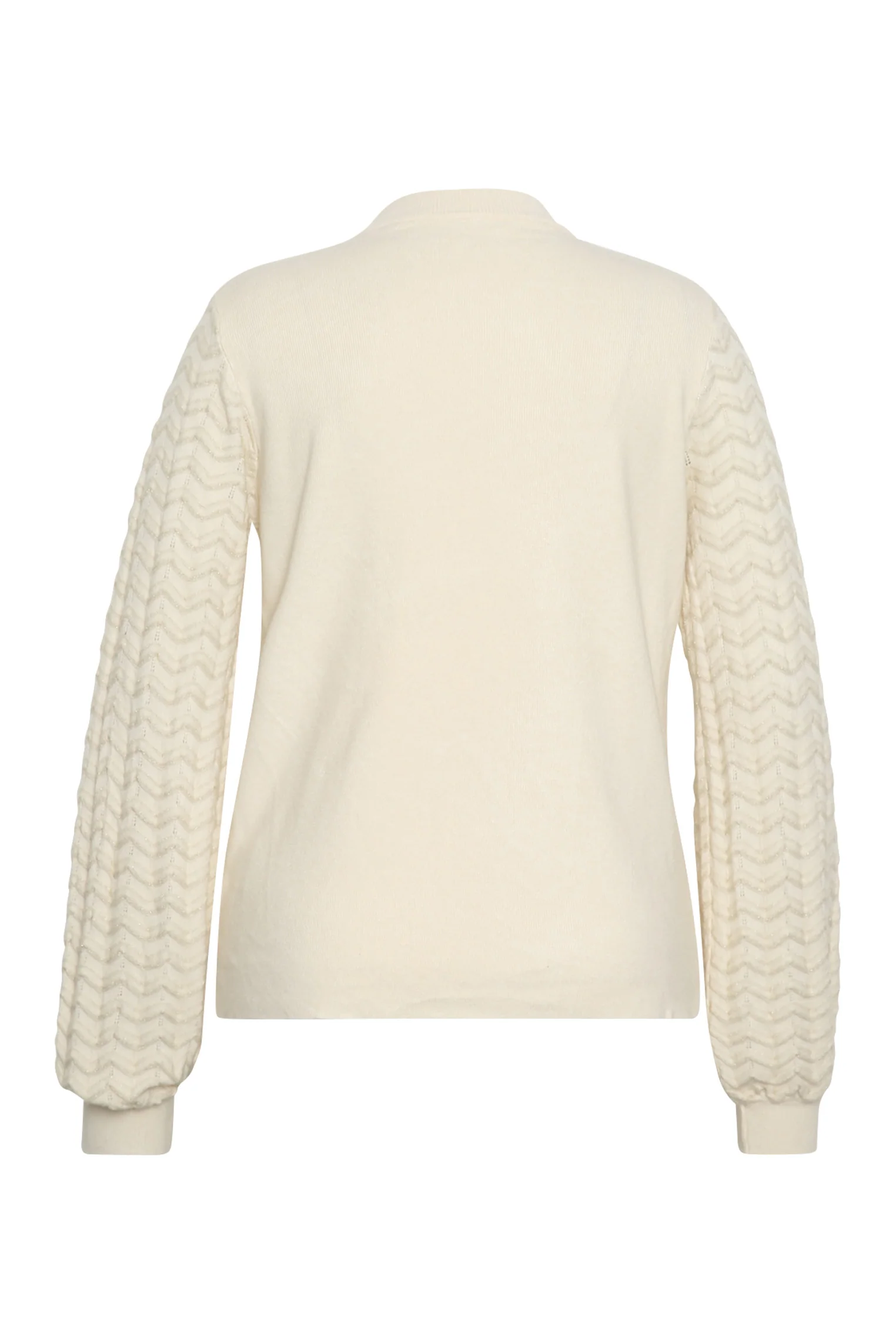 Pull uni avec manches chevrons - Image 9