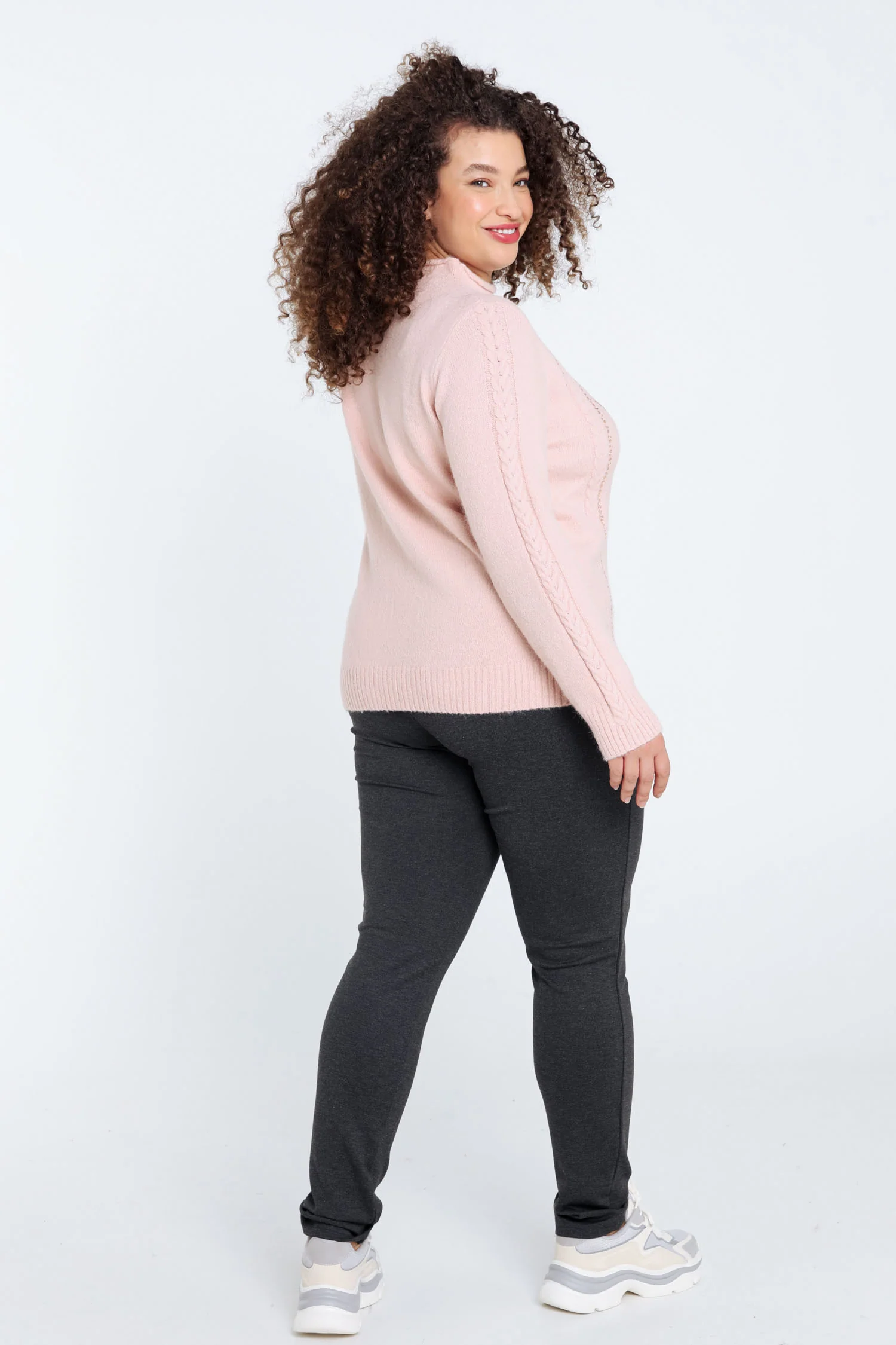 Pull uni torsade et strass - Image 13