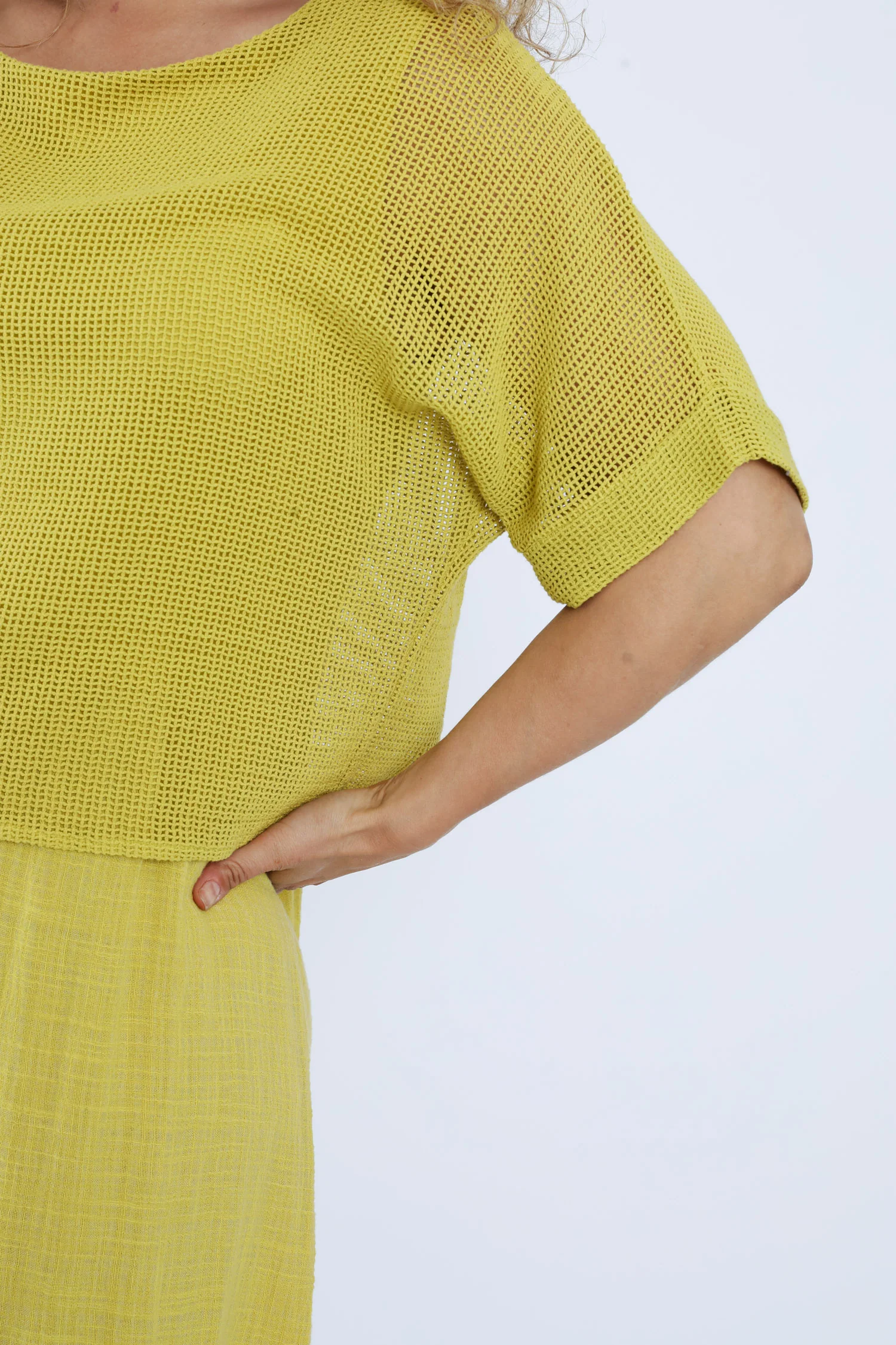 Robe 2en 1 en gaze de coton unie - Image 15
