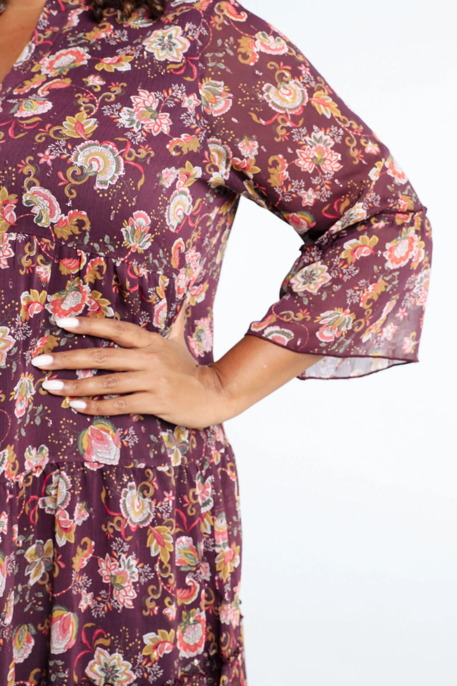 Robe à volant imprimé floral - Image 3