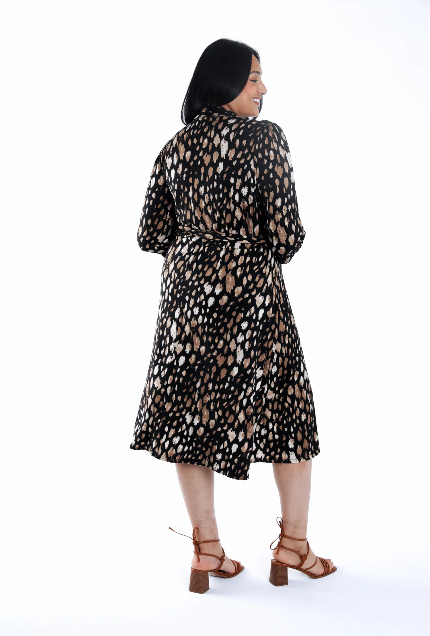 Robe chemise imprimé animal - Image 2