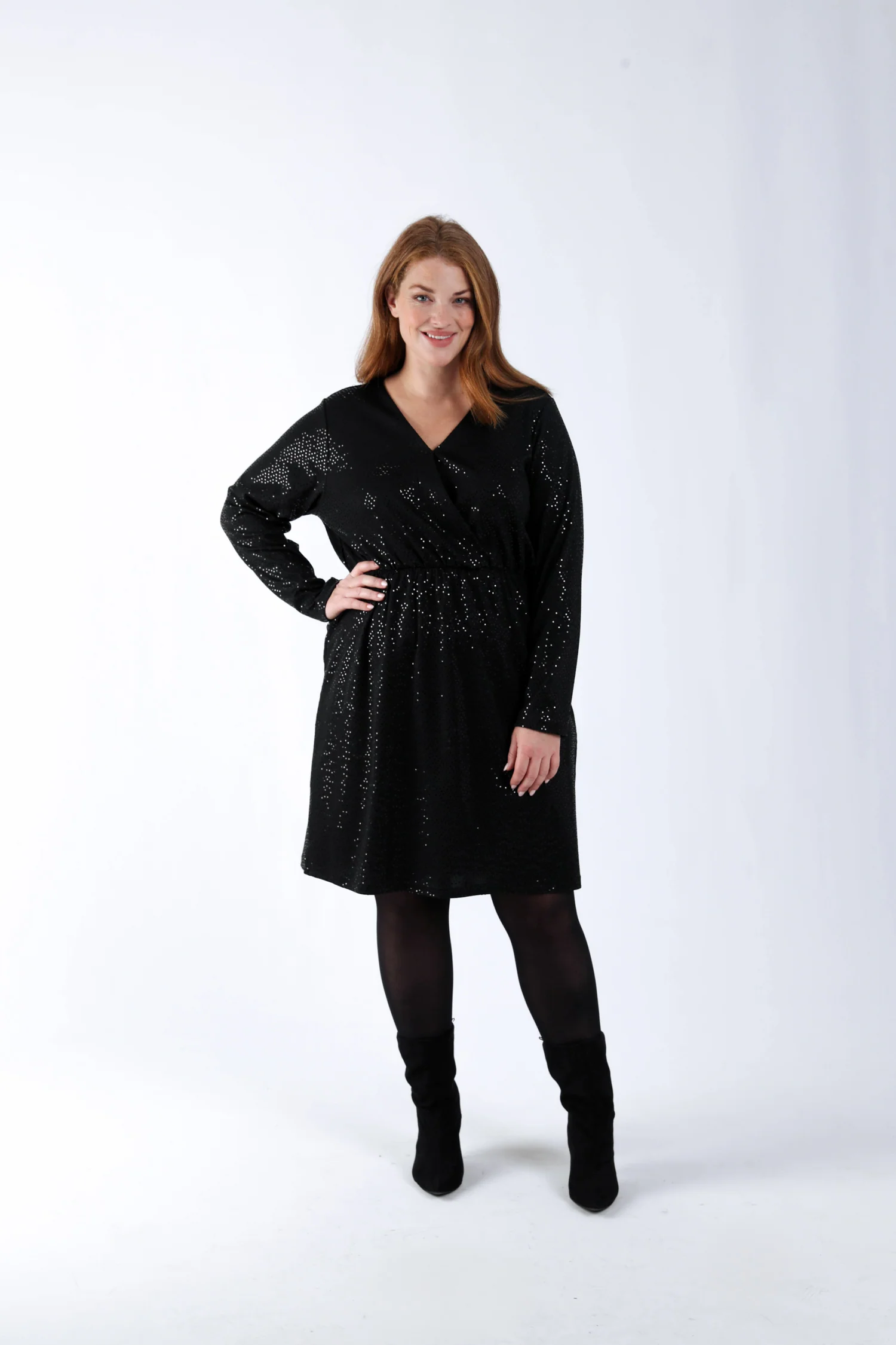 Robe courte effet scintillant - Image 6