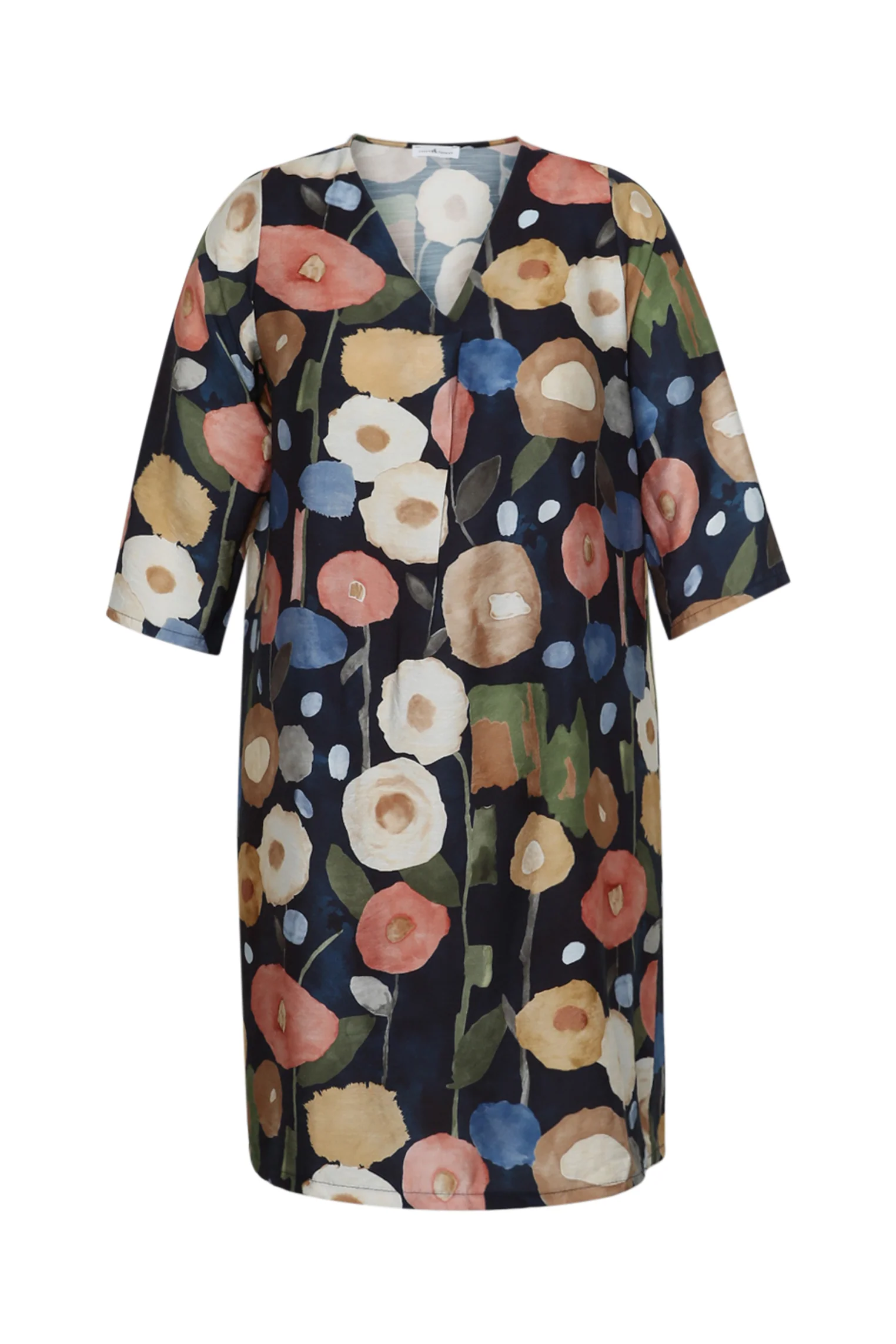 Robe courte en viscose imprimé coquelicots - Image 8
