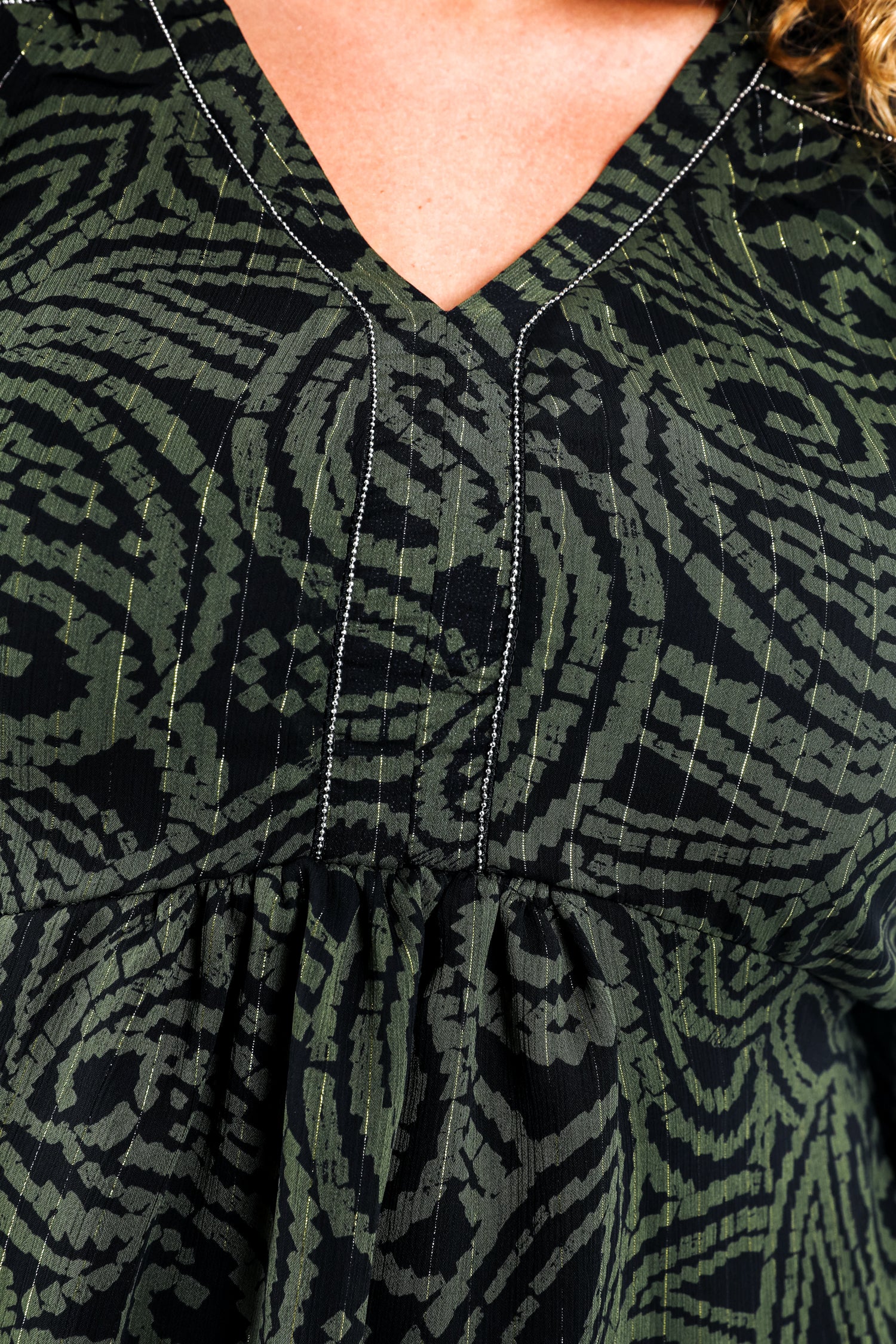 Robe courte imprimé folk - Image 3