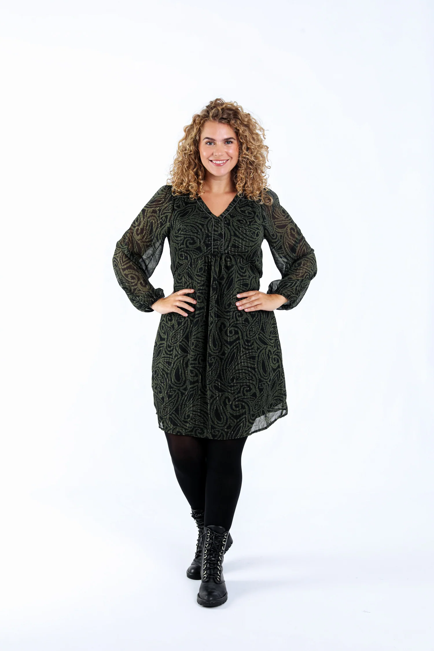 Robe courte imprimé folk - Image 6