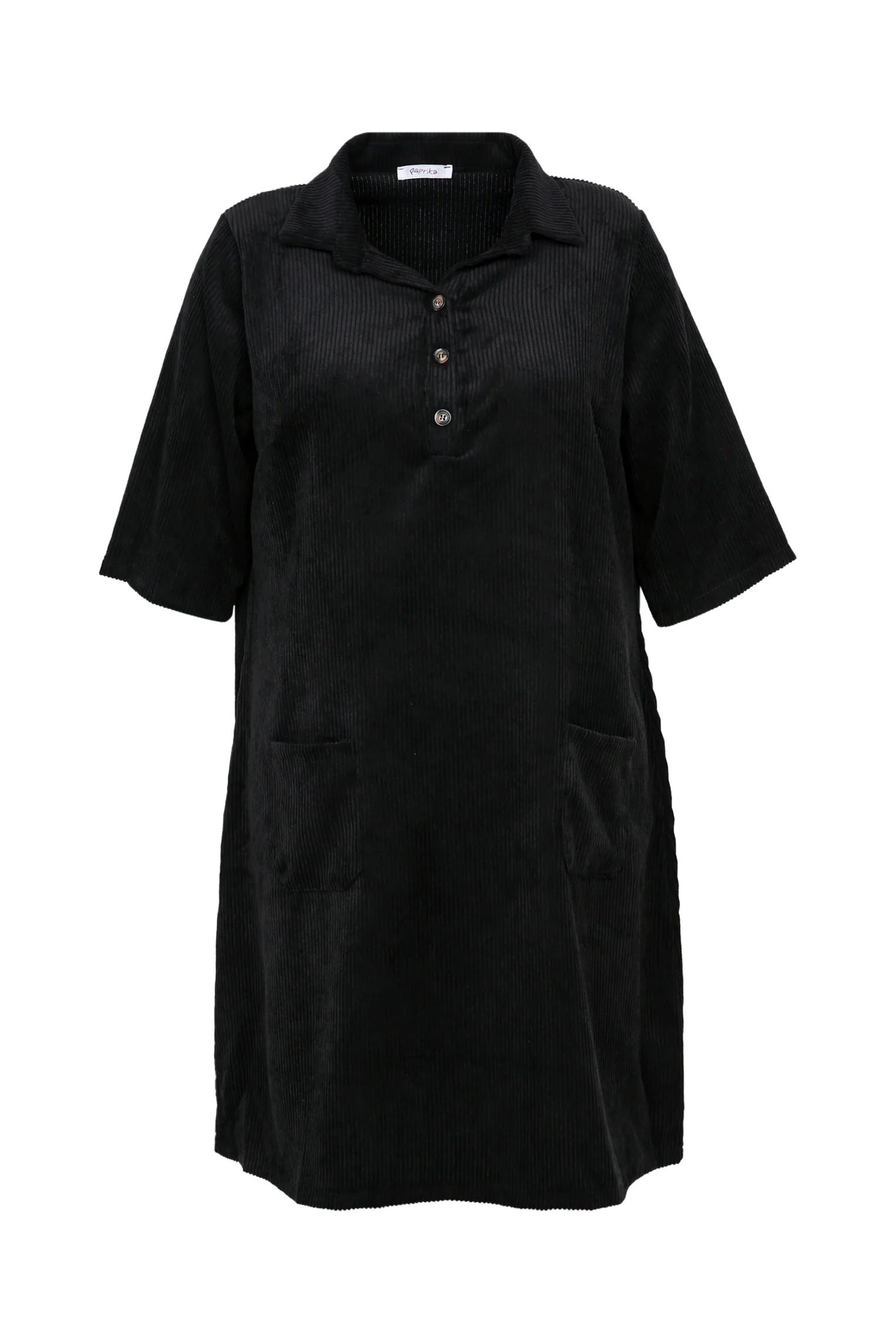 Robe courte unie en velours - Image 21