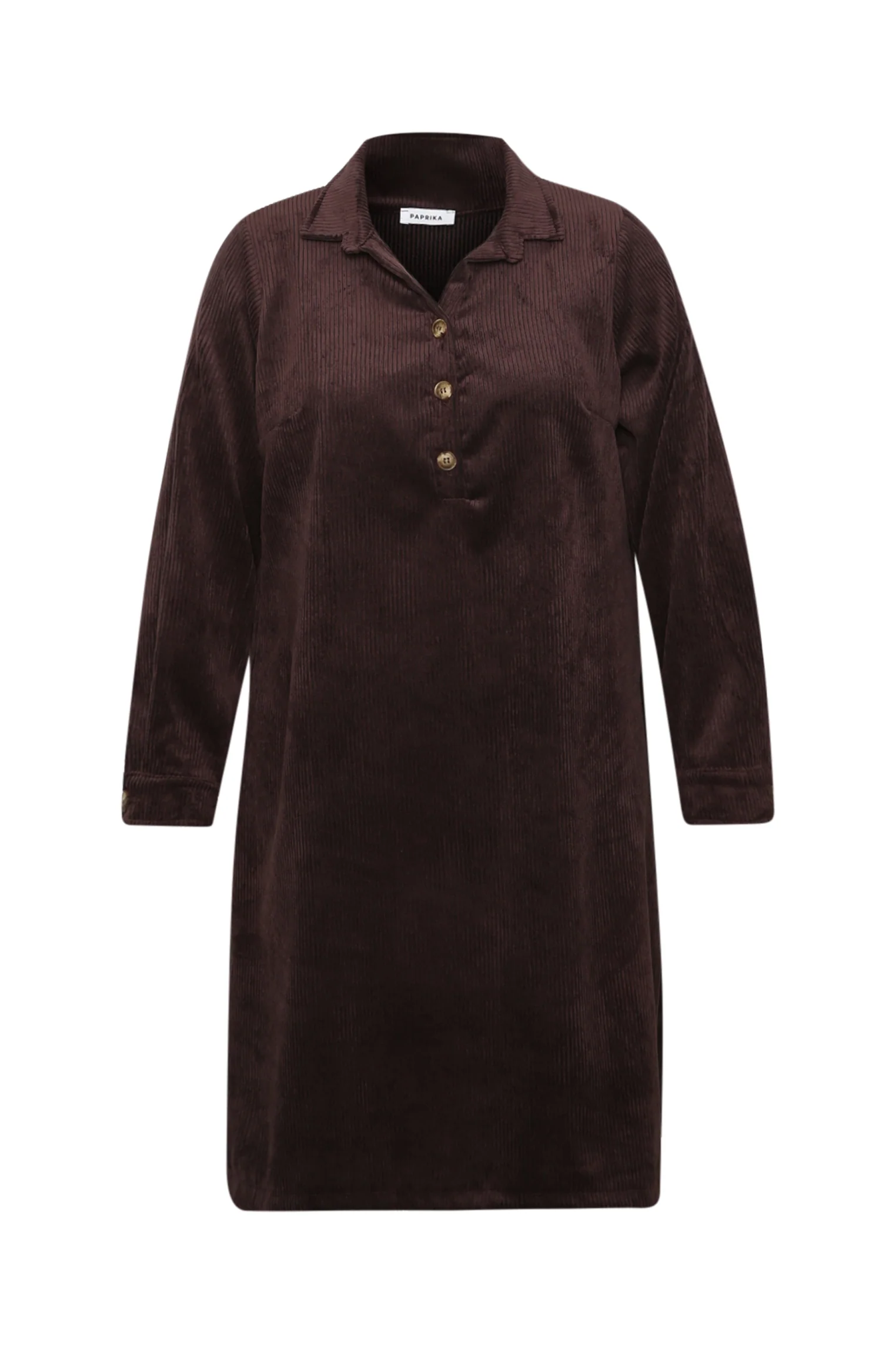 Robe courte unie en velours côtelé - Image 8