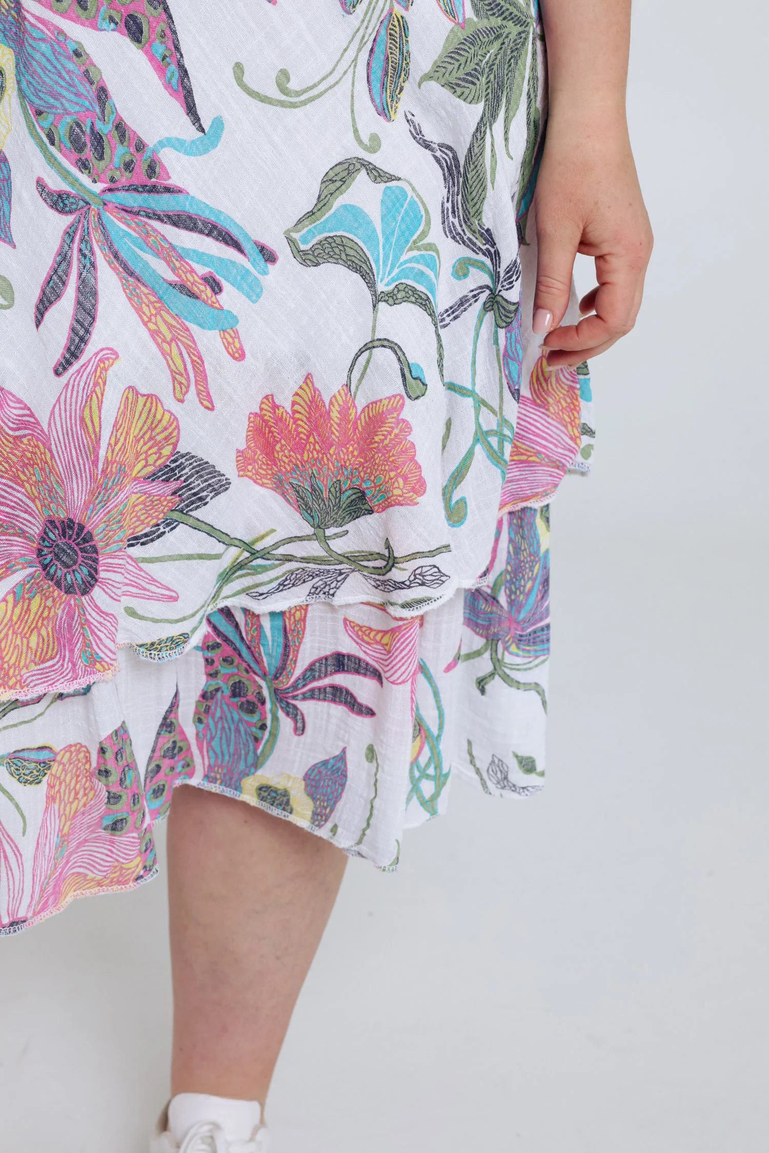 Robe en gaze de coton imprimé floral - Image 5