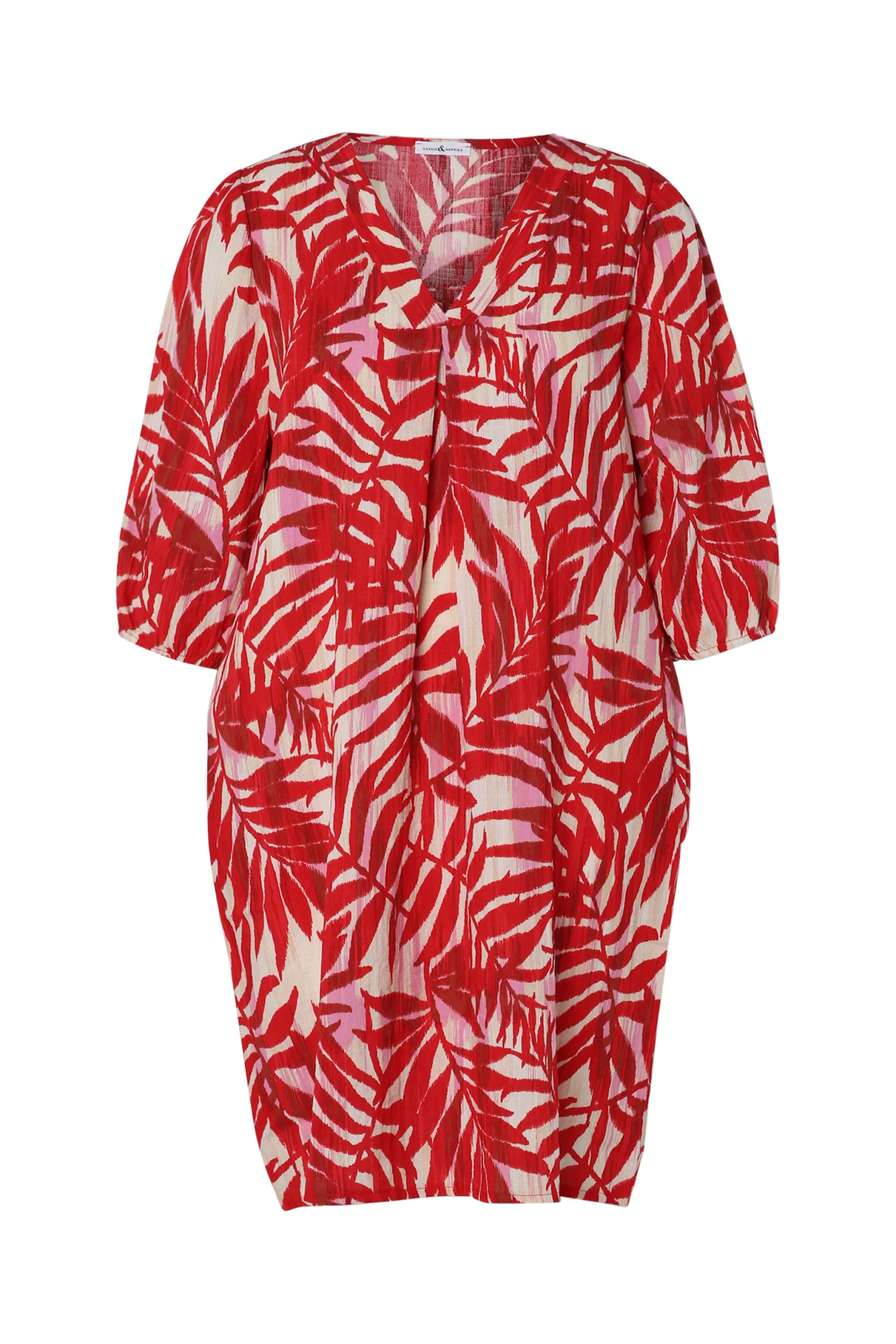 Robe en viscose imprimé feuillage - Image 10
