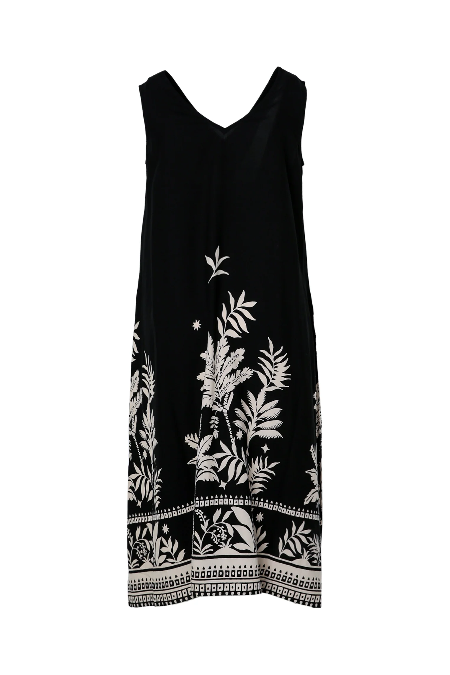 Robe en viscose imprimé feuillage - Image 11