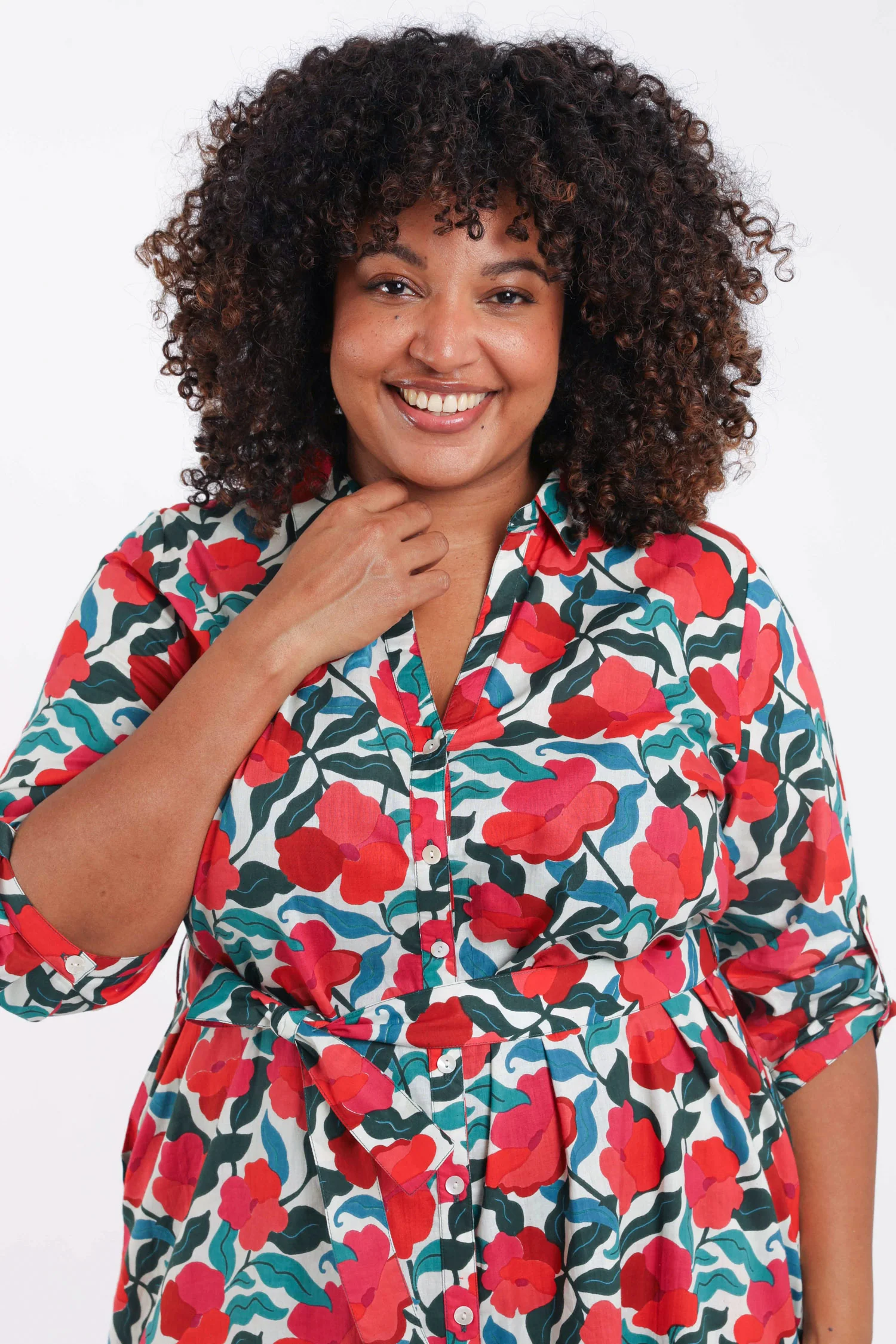Robe en viscose imprimé fleuri - Image 3