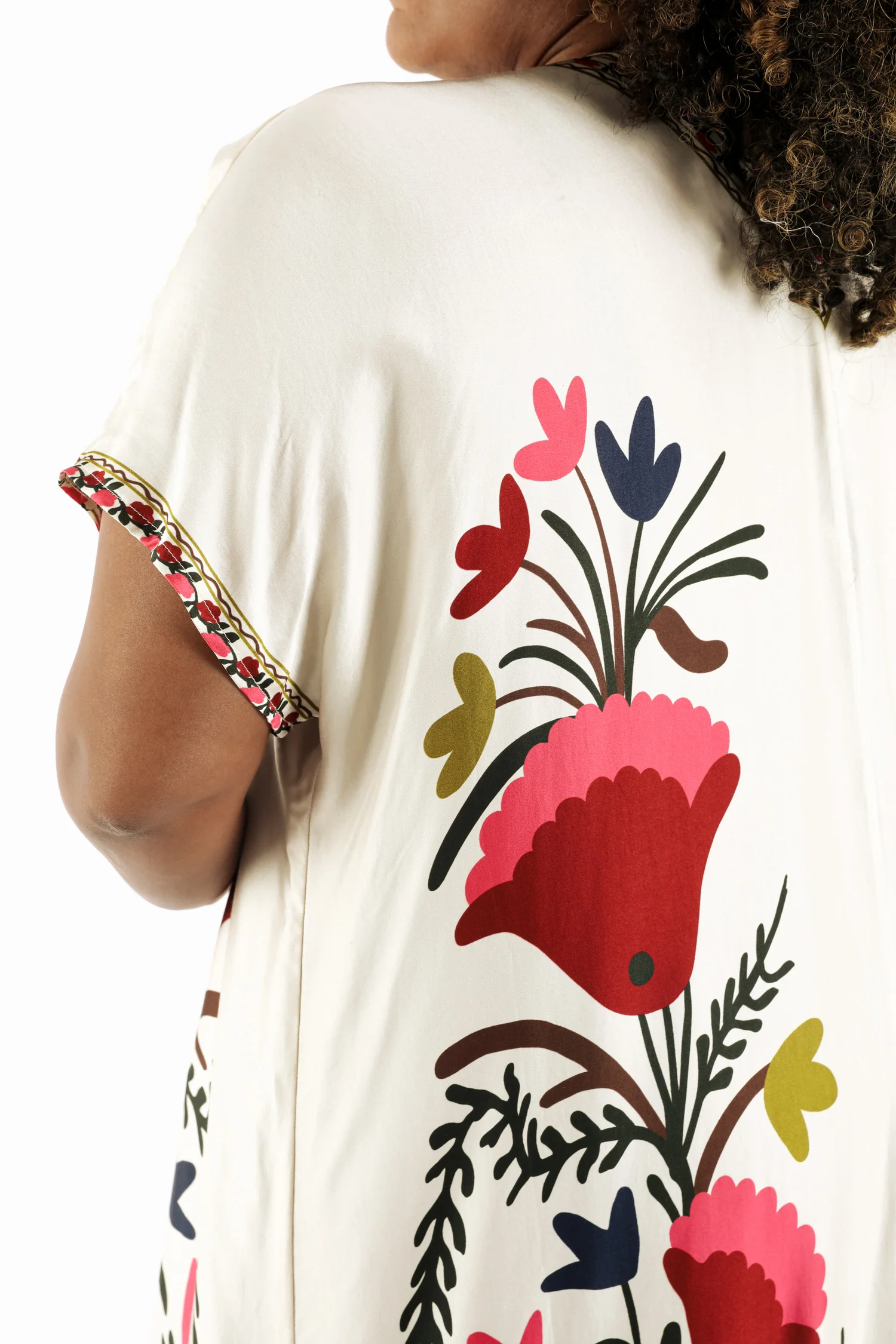 Robe en viscose imprimé folk - Image 6