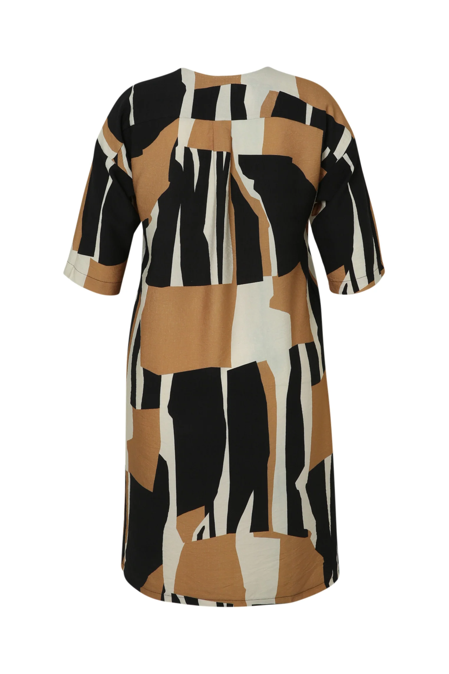 Robe en viscose imprimé graphique - Image 11