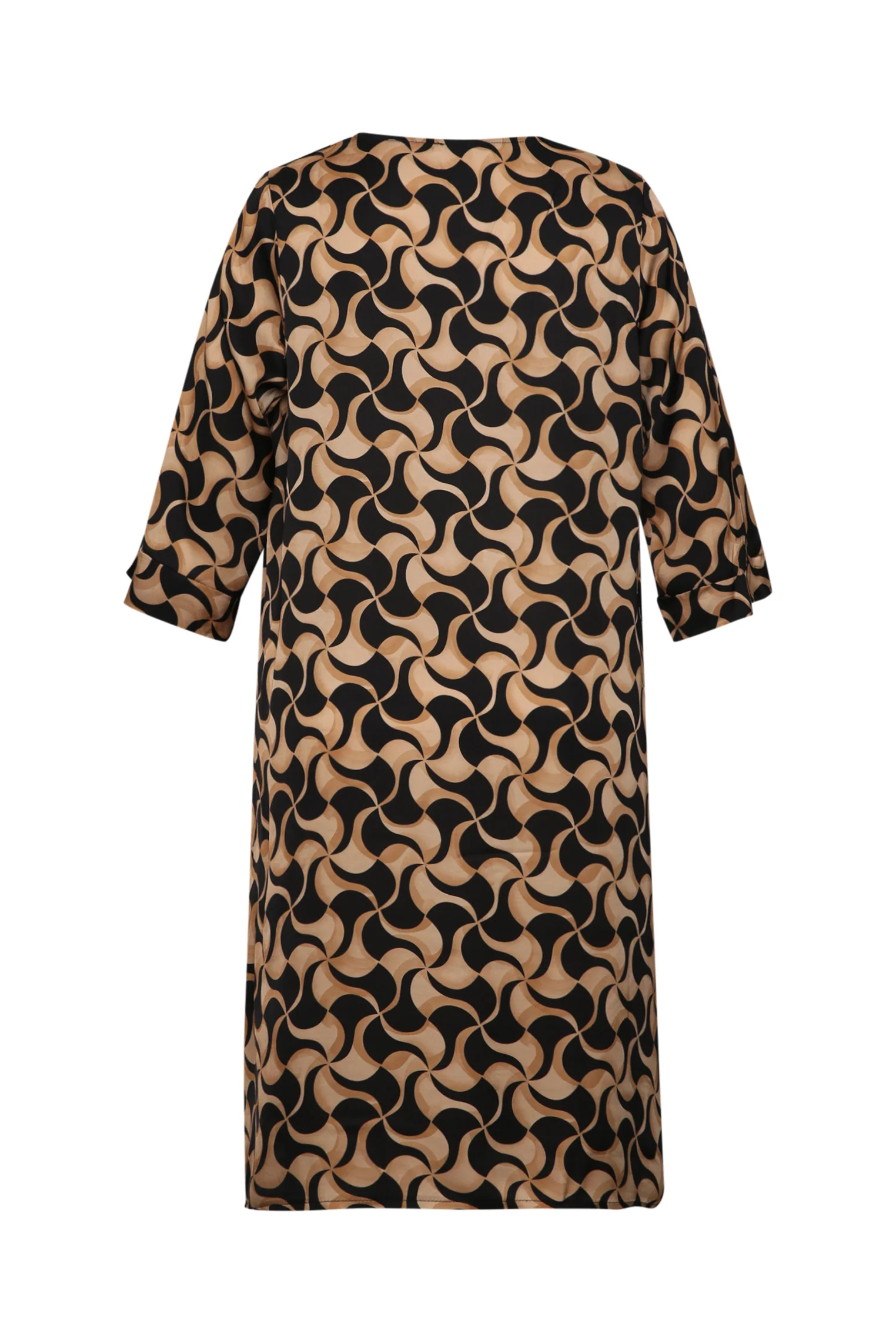 Robe en viscose imprimé graphique - Image 10