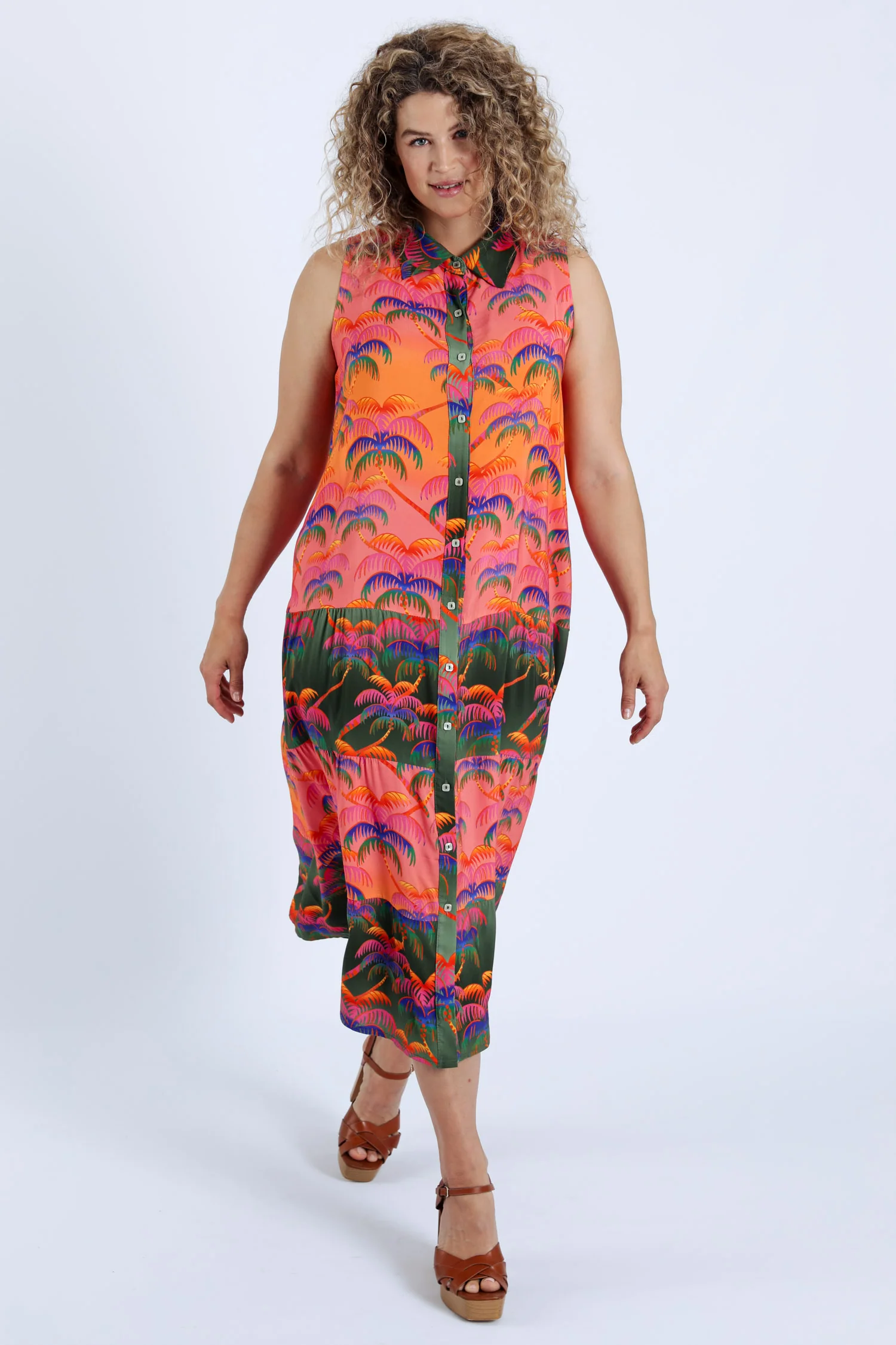 Robe en viscose imprimé palmiers - Image 9