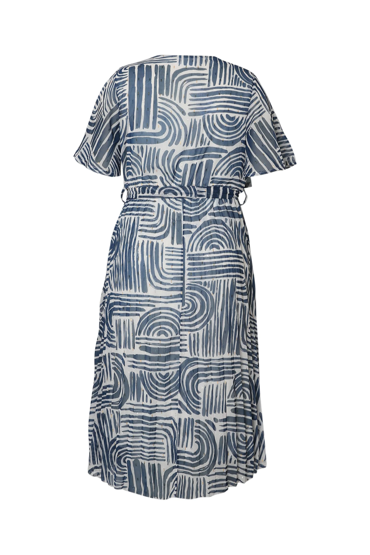 Robe en voile imprimé fleurs floues - Image 11