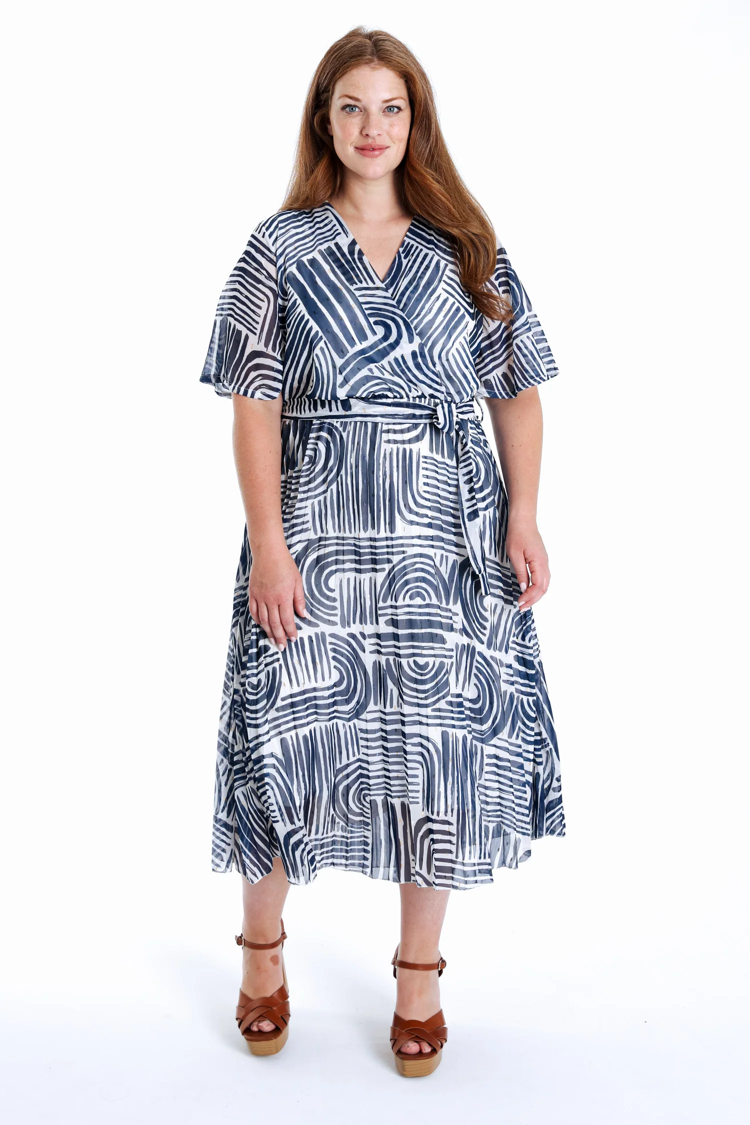 Robe en voile imprimé fleurs floues - Image 6
