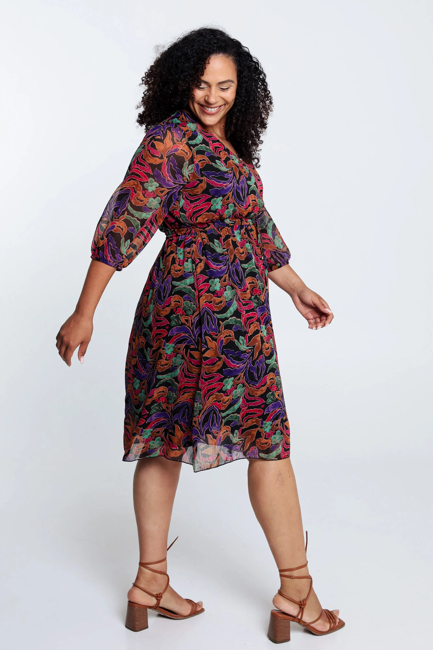 Robe en voile imprimée - Image 8