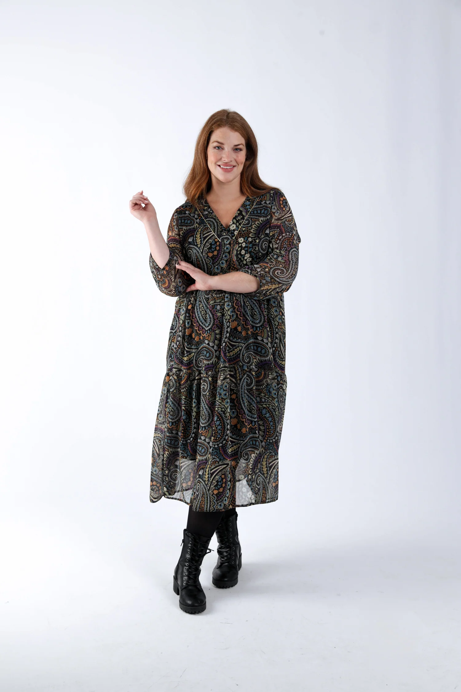 Robe imprimé cachemire - Image 8