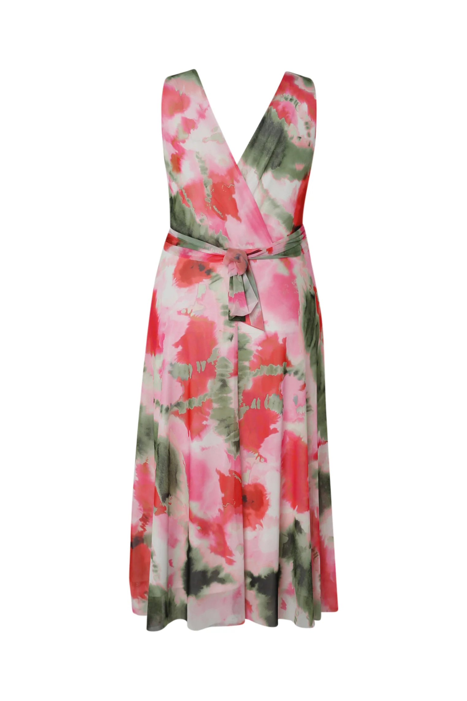 Robe longue en résille imprimé flou - Image 3