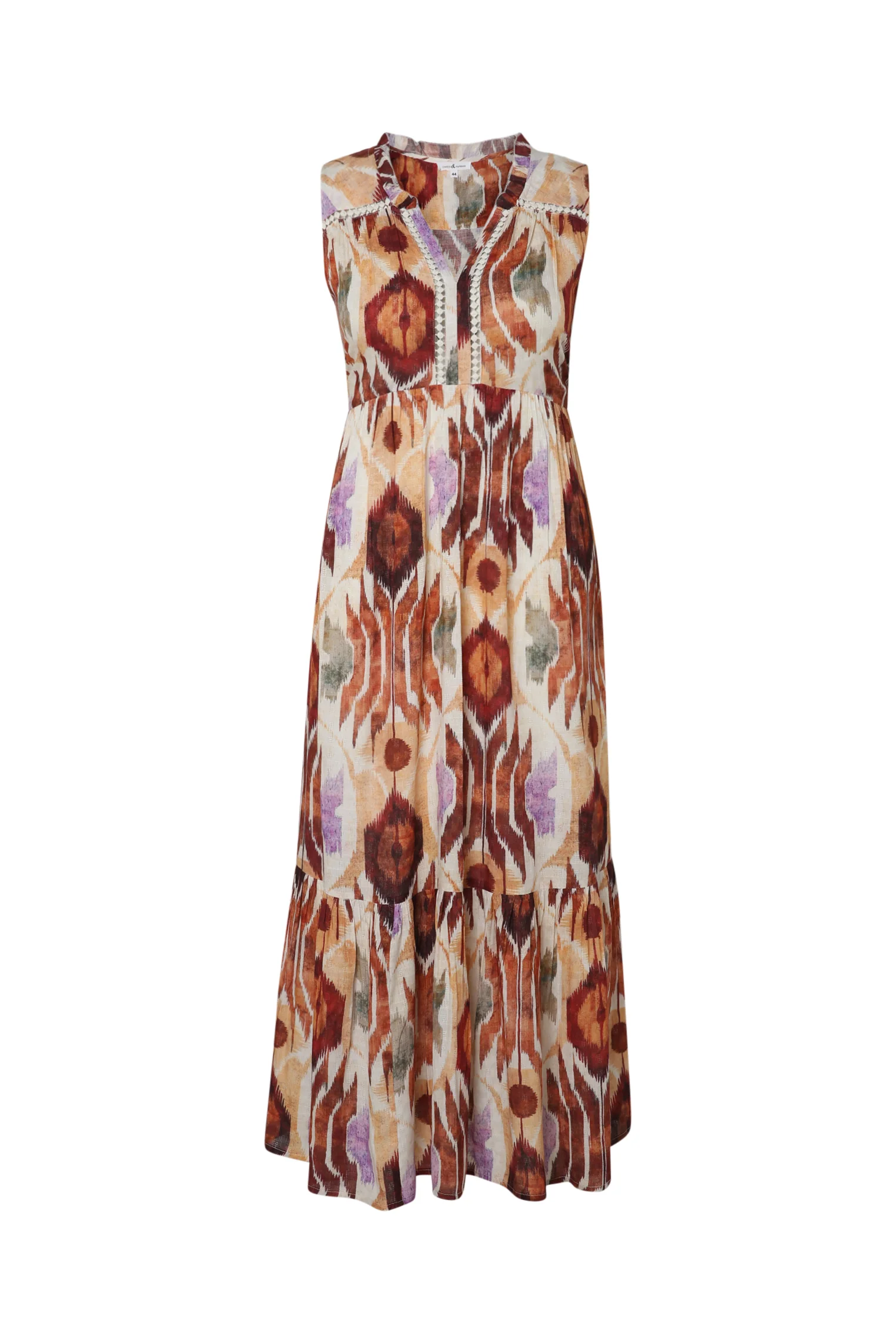 Robe longue en viscose imprimé ethnique - Image 10