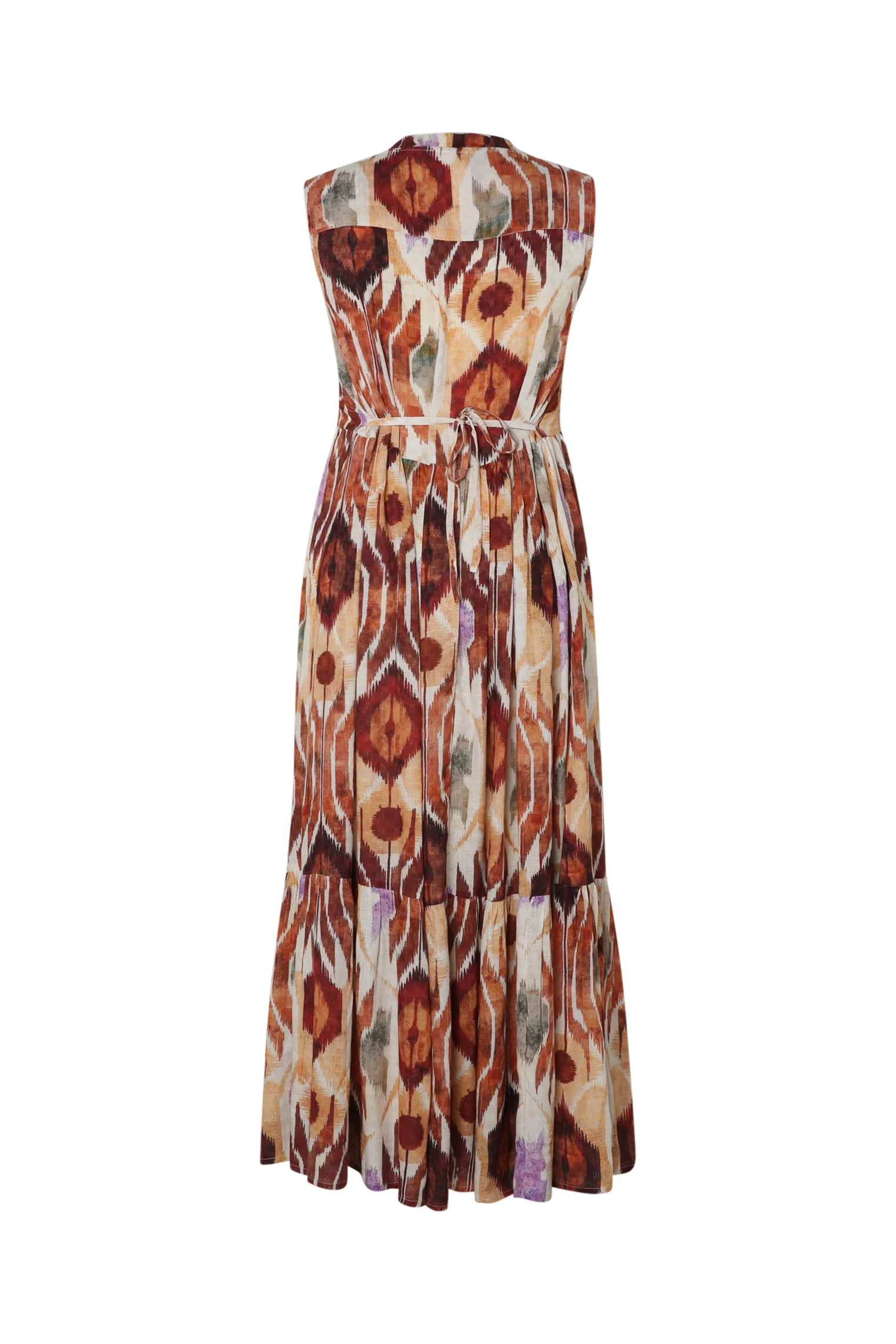 Robe longue en viscose imprimé ethnique - Image 11