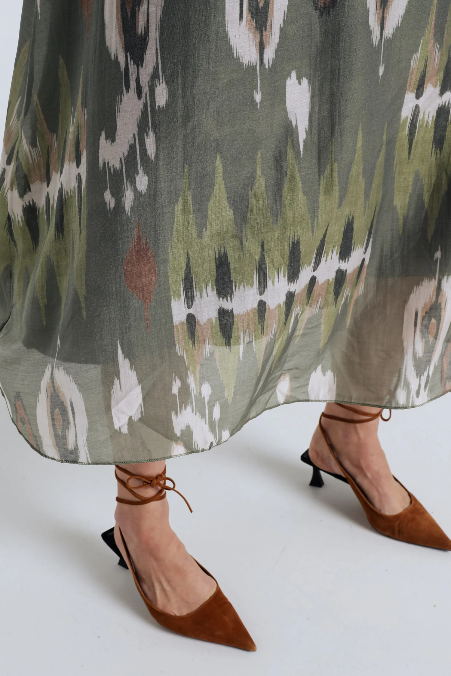 Robe longue en viscose imprimé ethnique - Image 5