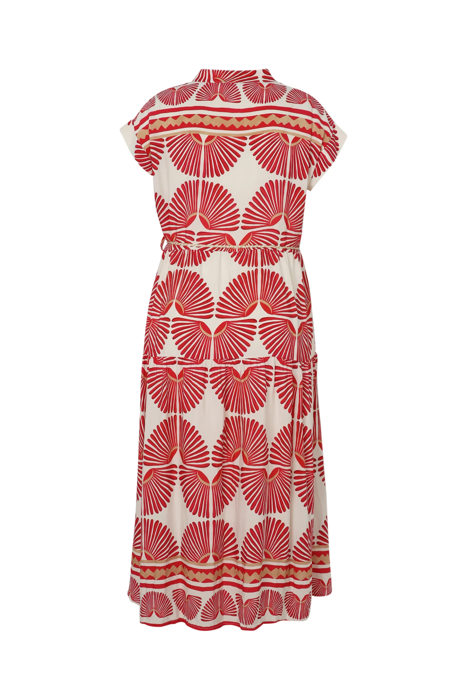 Robe longue en viscose imprimé feuillage - Image 22
