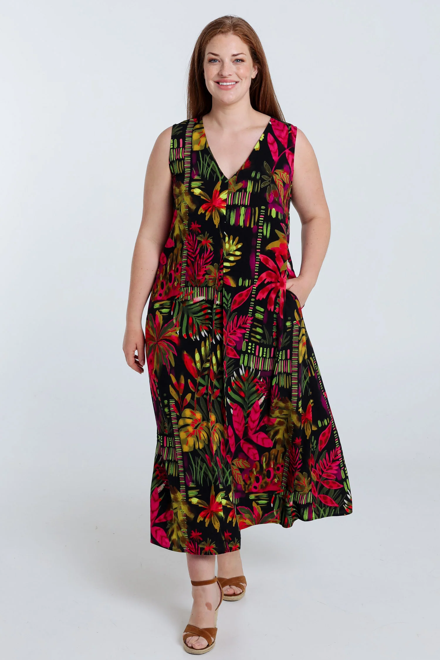 Robe longue en viscose imprimé floral - Image 7