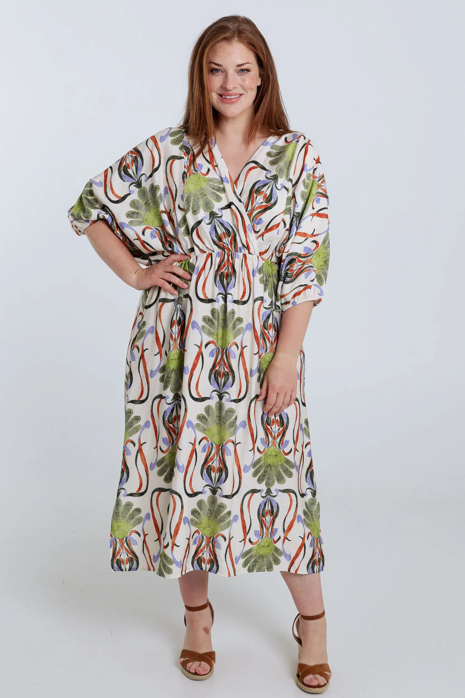 Robe longue en viscose imprimé floral - Image 8