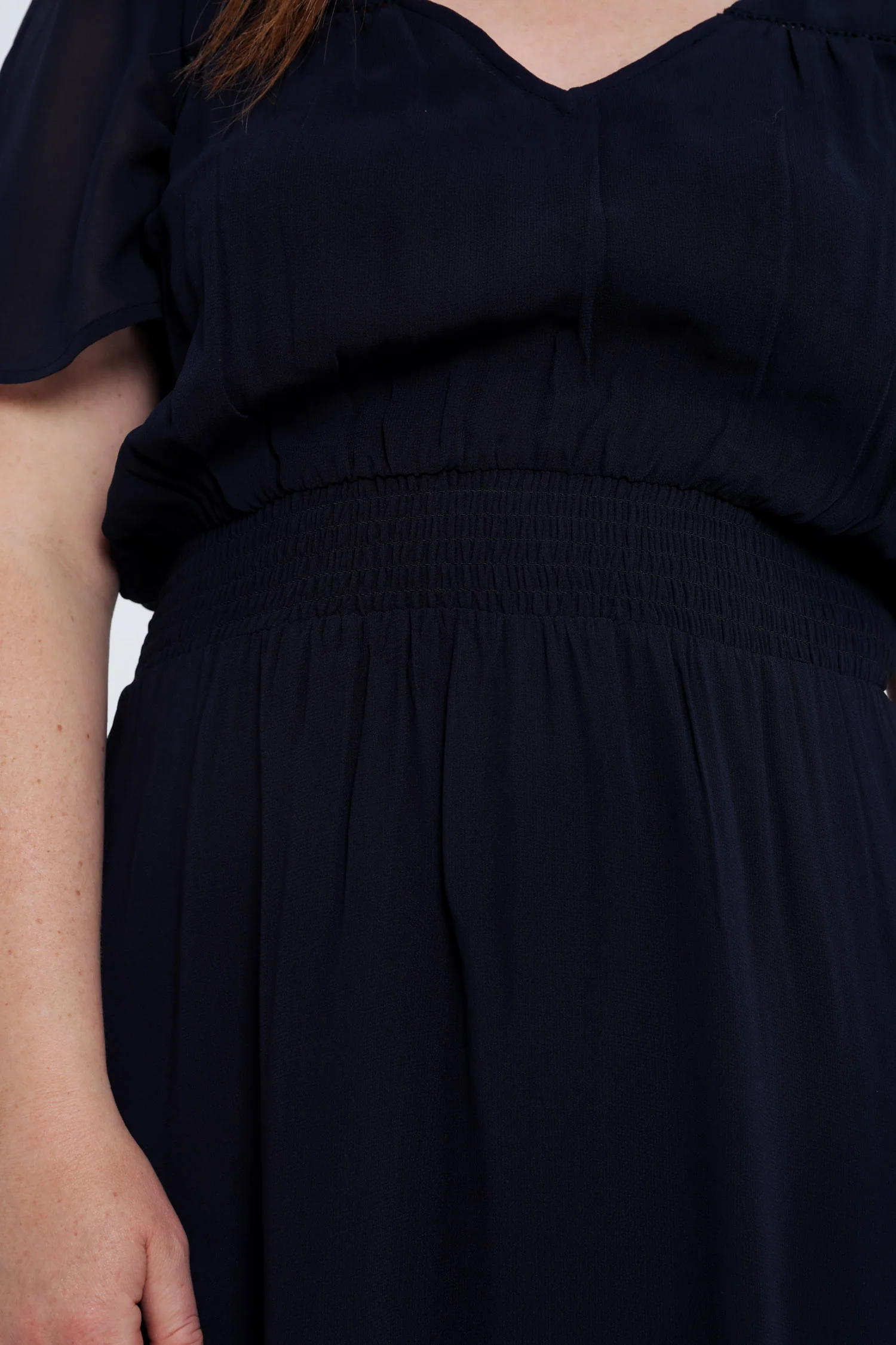 Robe longue en viscose unie - Image 4