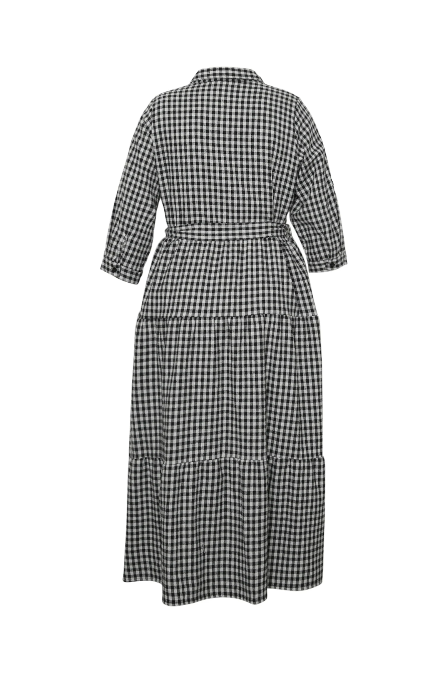 Robe longue imprimé vichy - Image 9