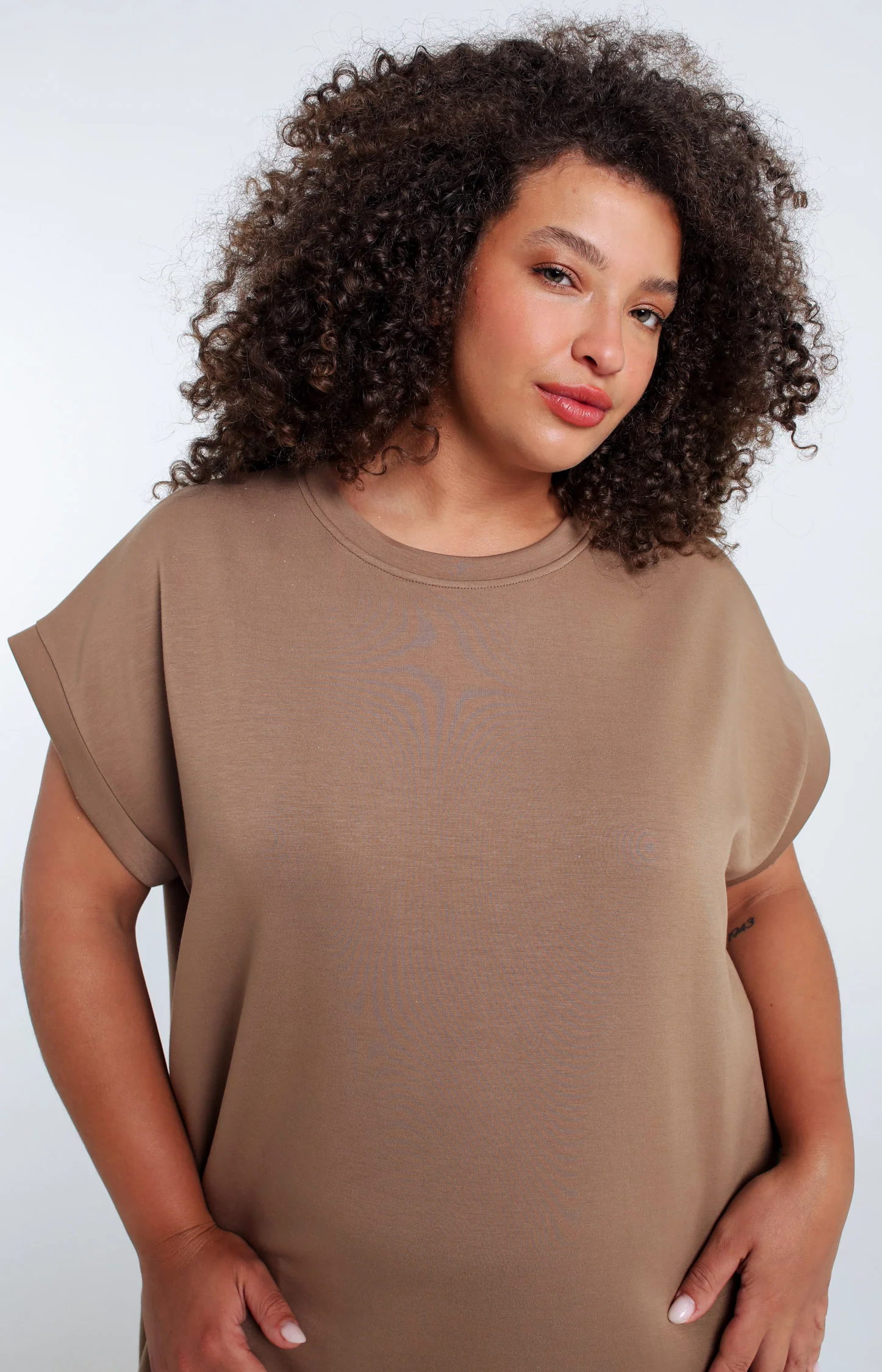Robe longue unie en viscose - Image 15