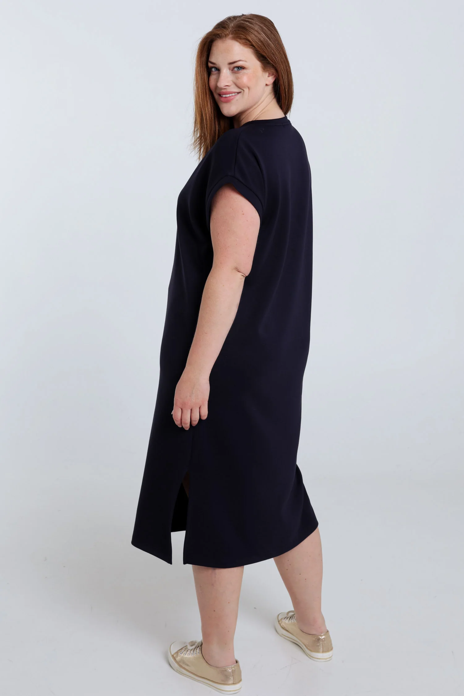 Robe longue unie en viscose - Image 2