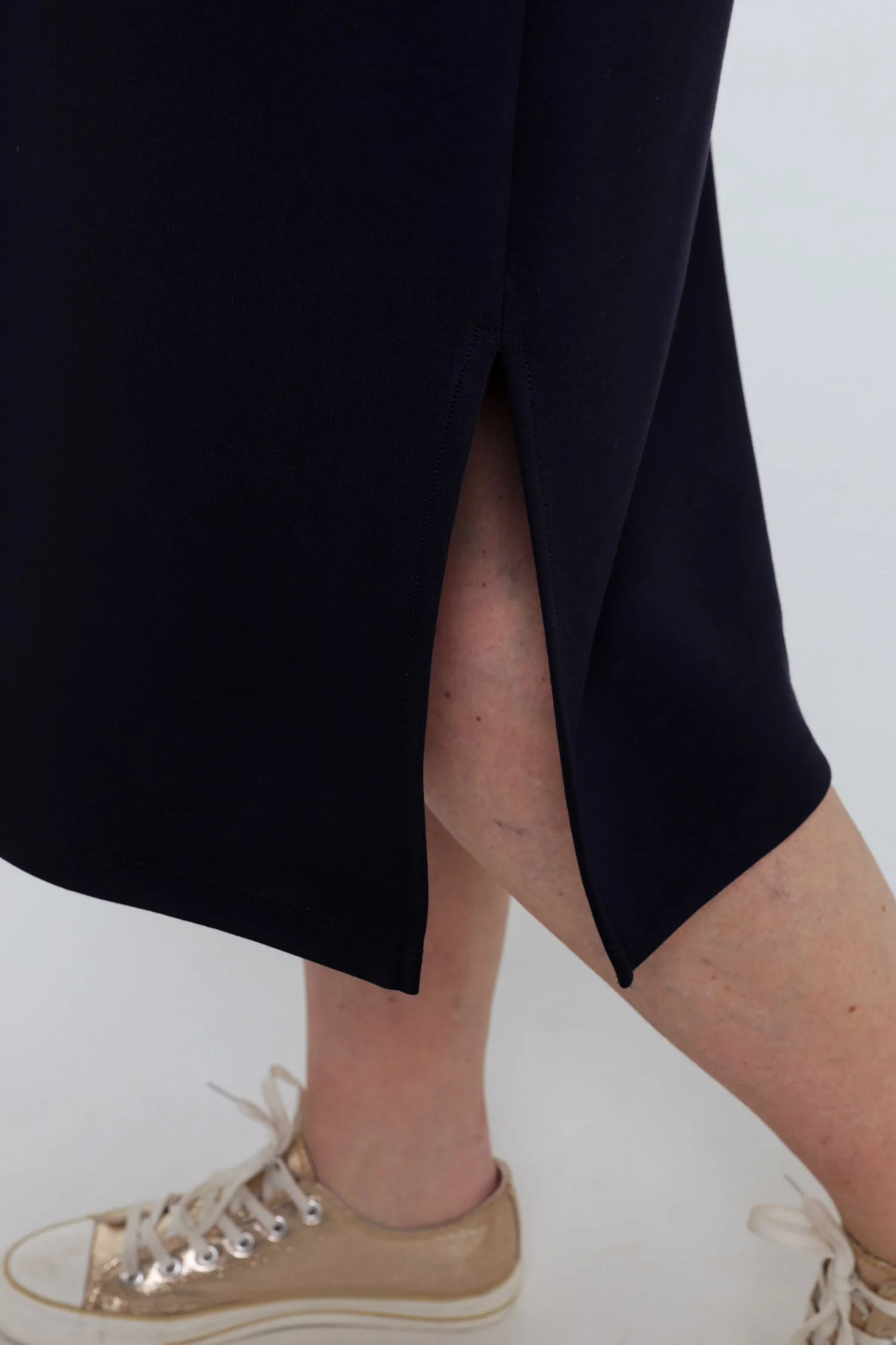 Robe longue unie en viscose - Image 5