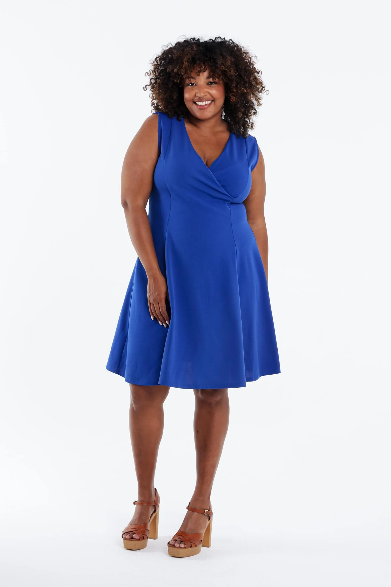 Robe patineuse unie - Image 19