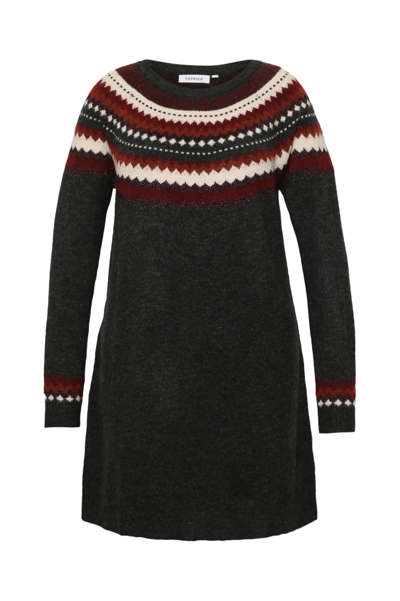 Robe pull motif jacquard - Image 9