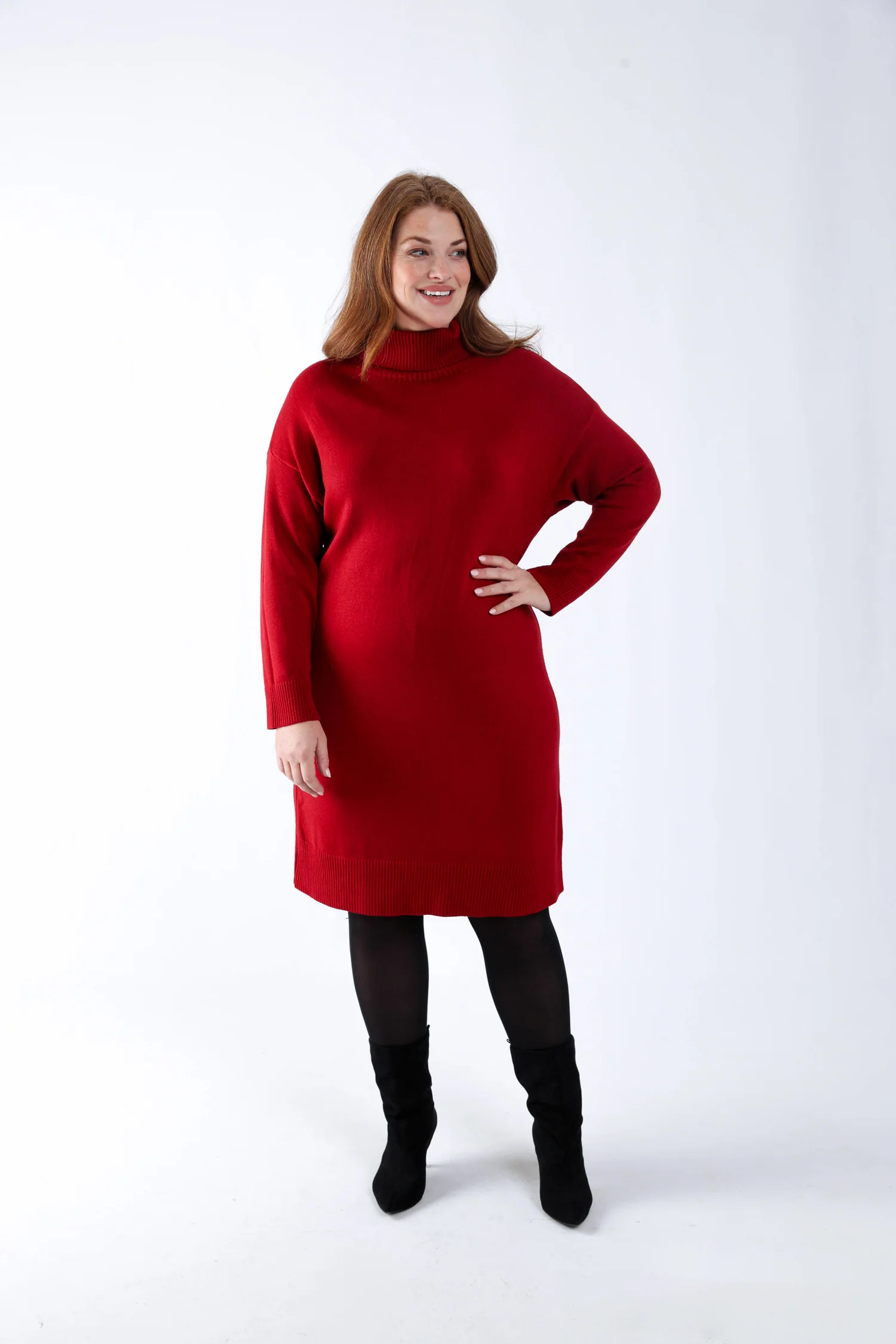 Robe pull unie