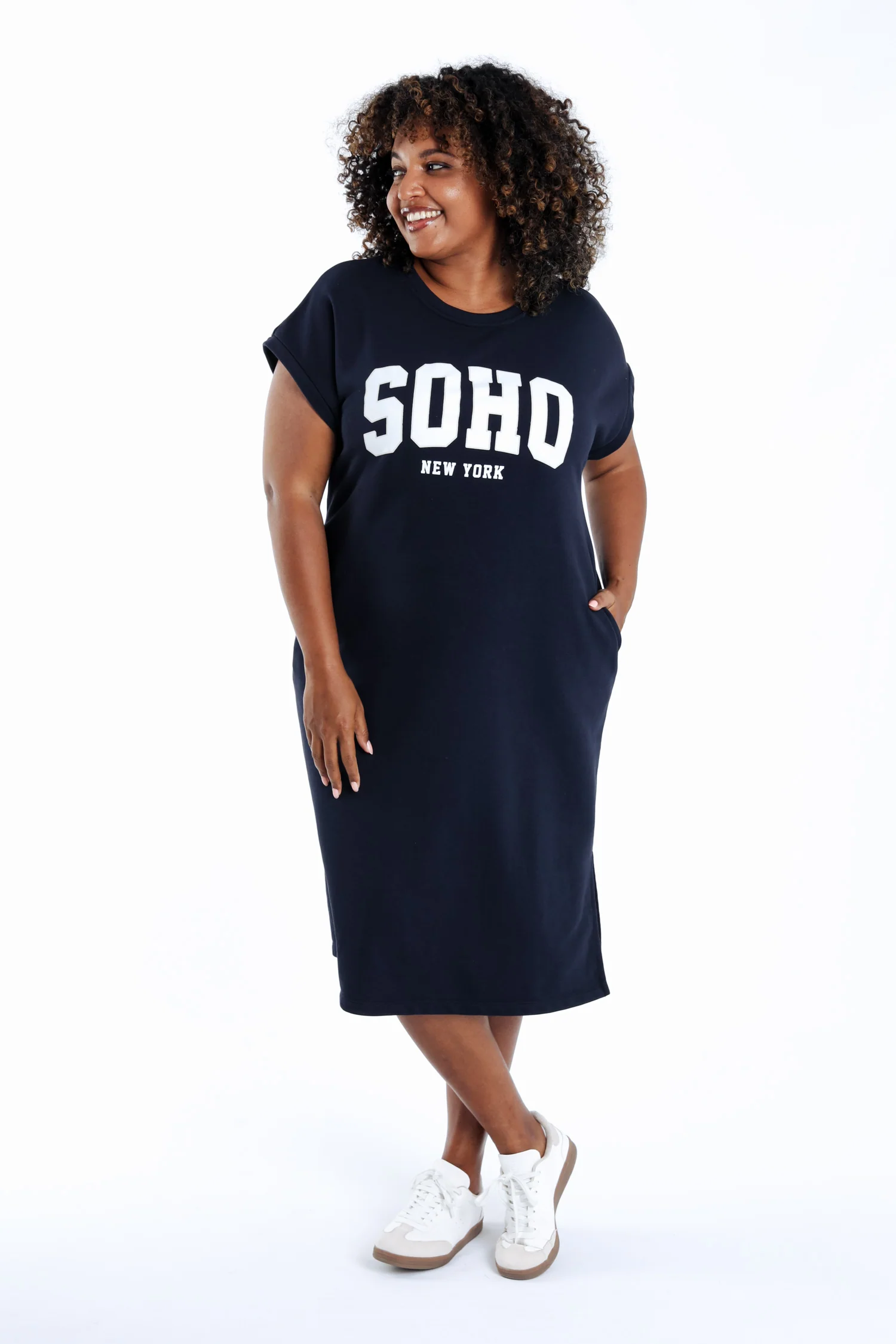 Robe t-shirt imprimé Soho - Image 9