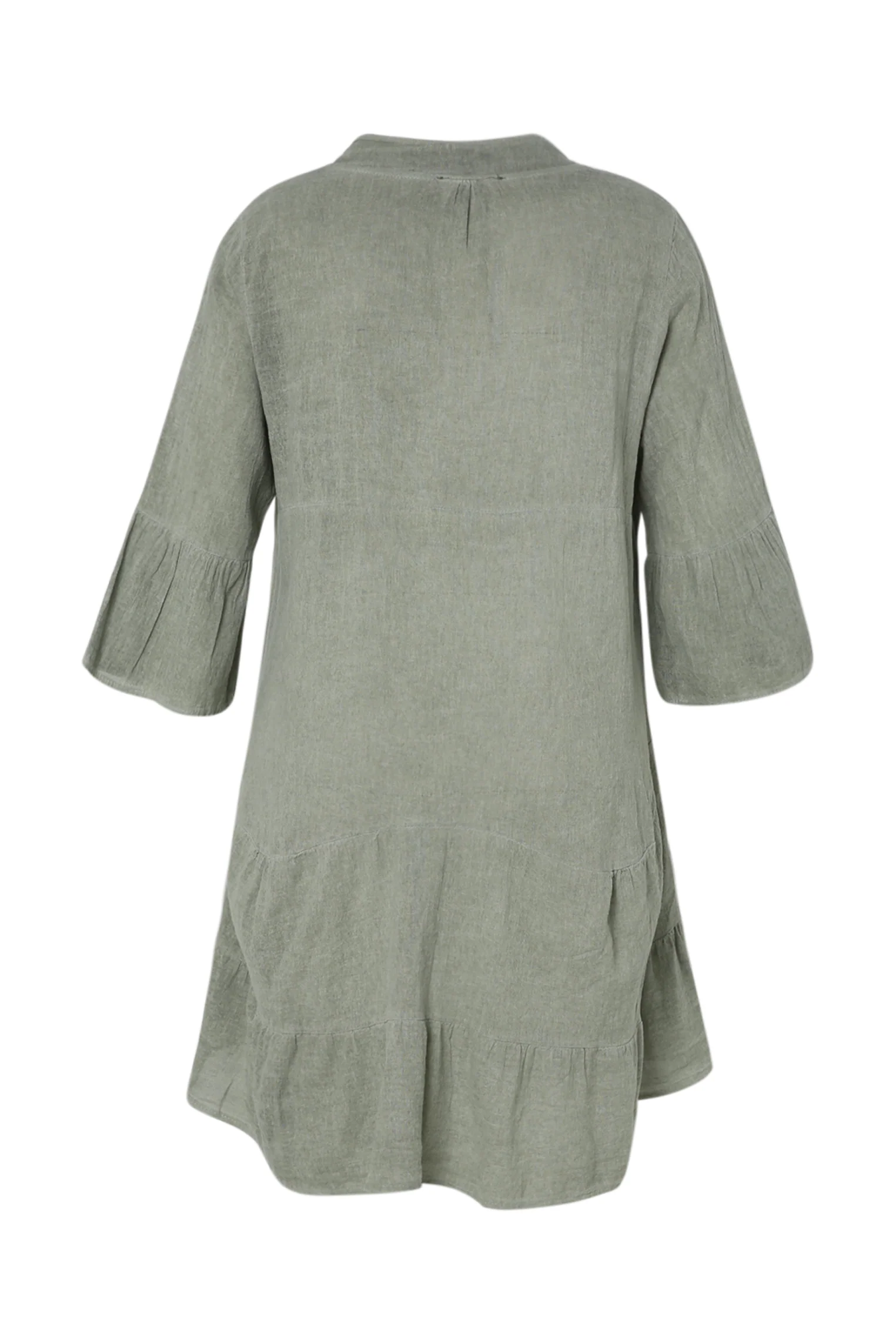 Robe tunique en gaze de coton unie - Image 22