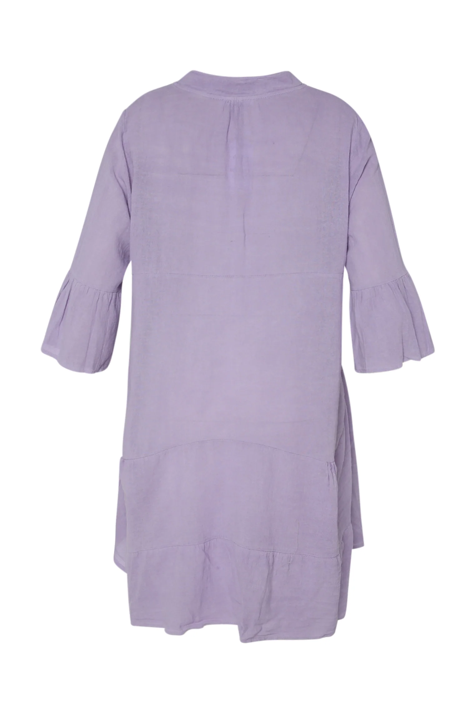 Robe tunique en gaze de coton unie - Image 44