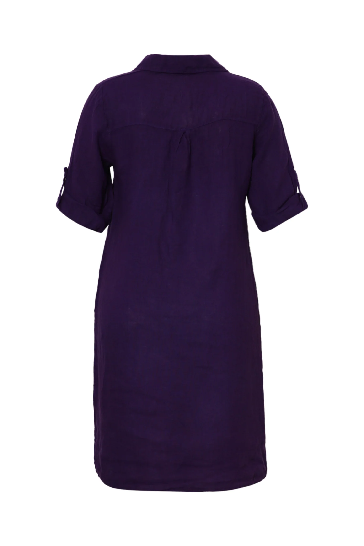 Robe tunique en lin unie - Image 11